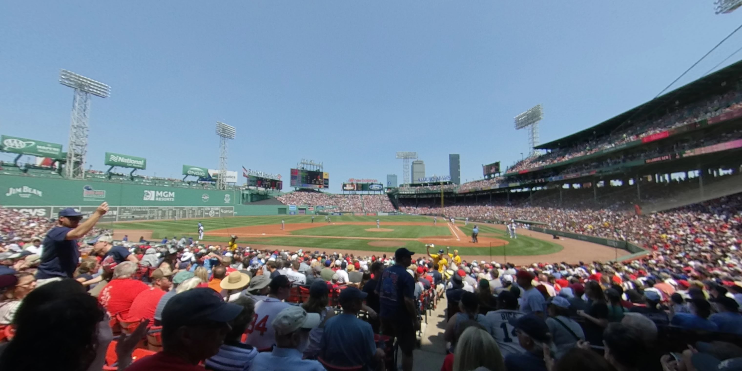 loge box 139 panoramic seat view  for baseball - fenway park