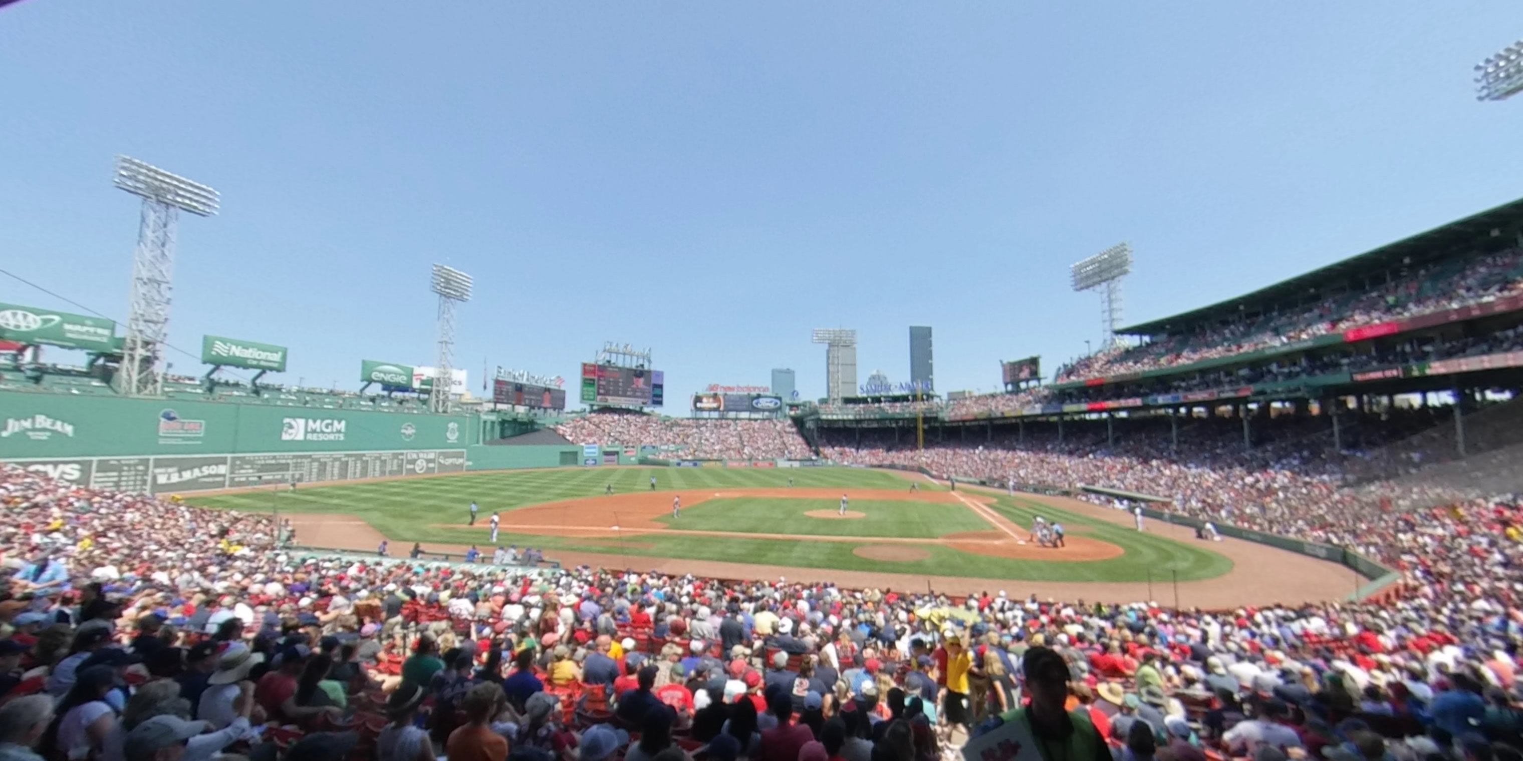 loge box 141 panoramic seat view  for baseball - fenway park