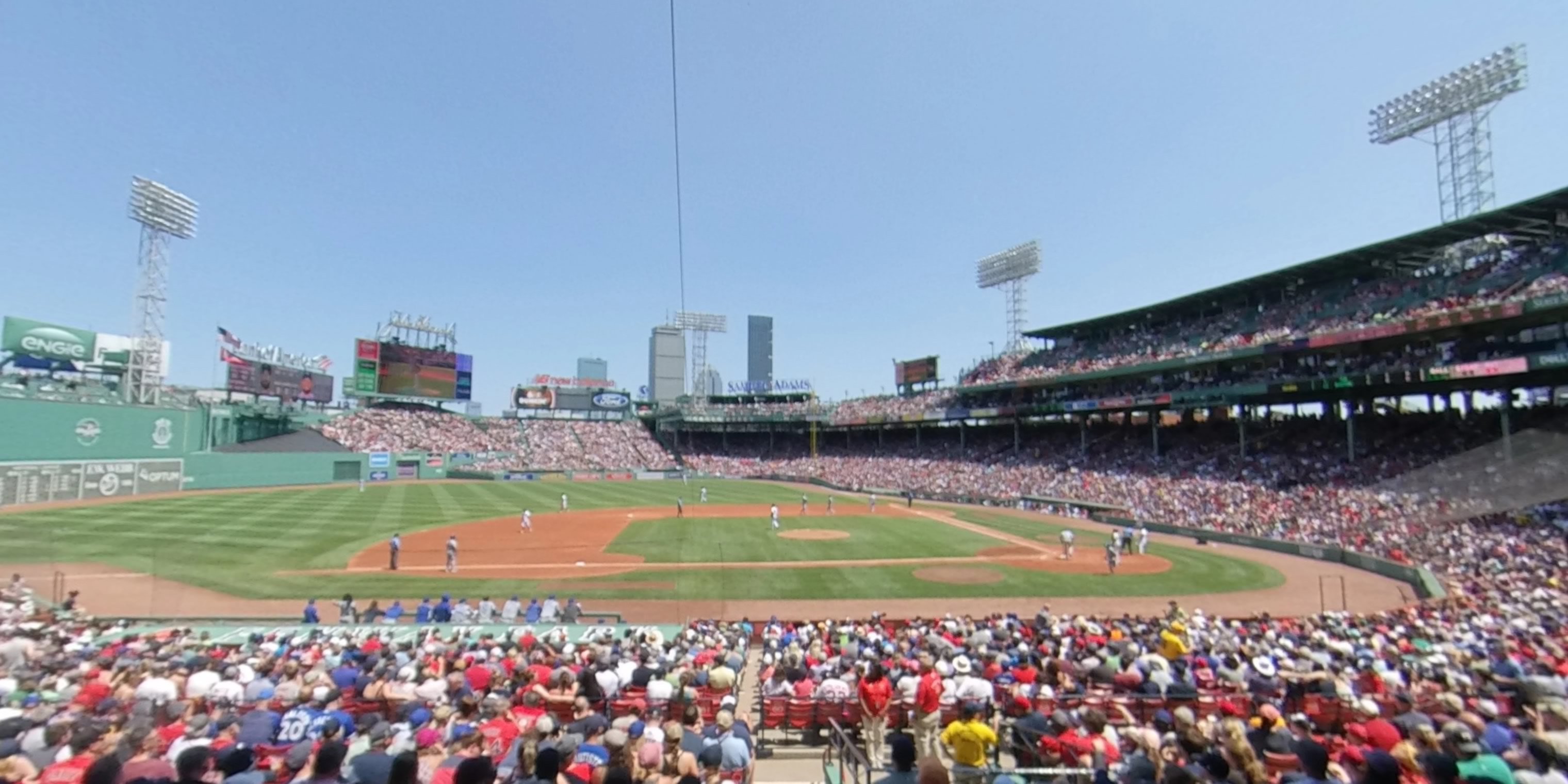 loge box 146 panoramic seat view  for baseball - fenway park