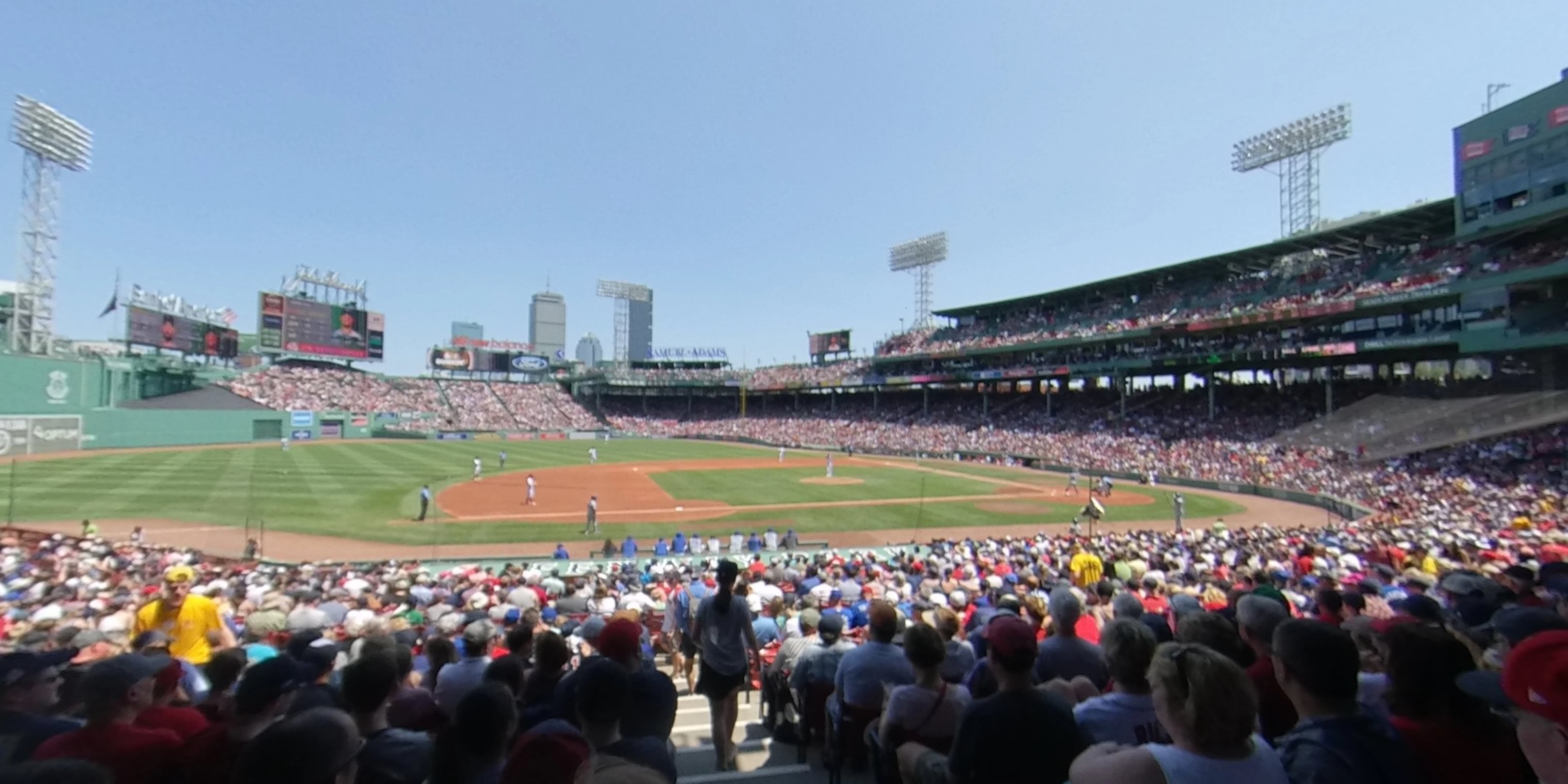 loge box 150 panoramic seat view  for baseball - fenway park