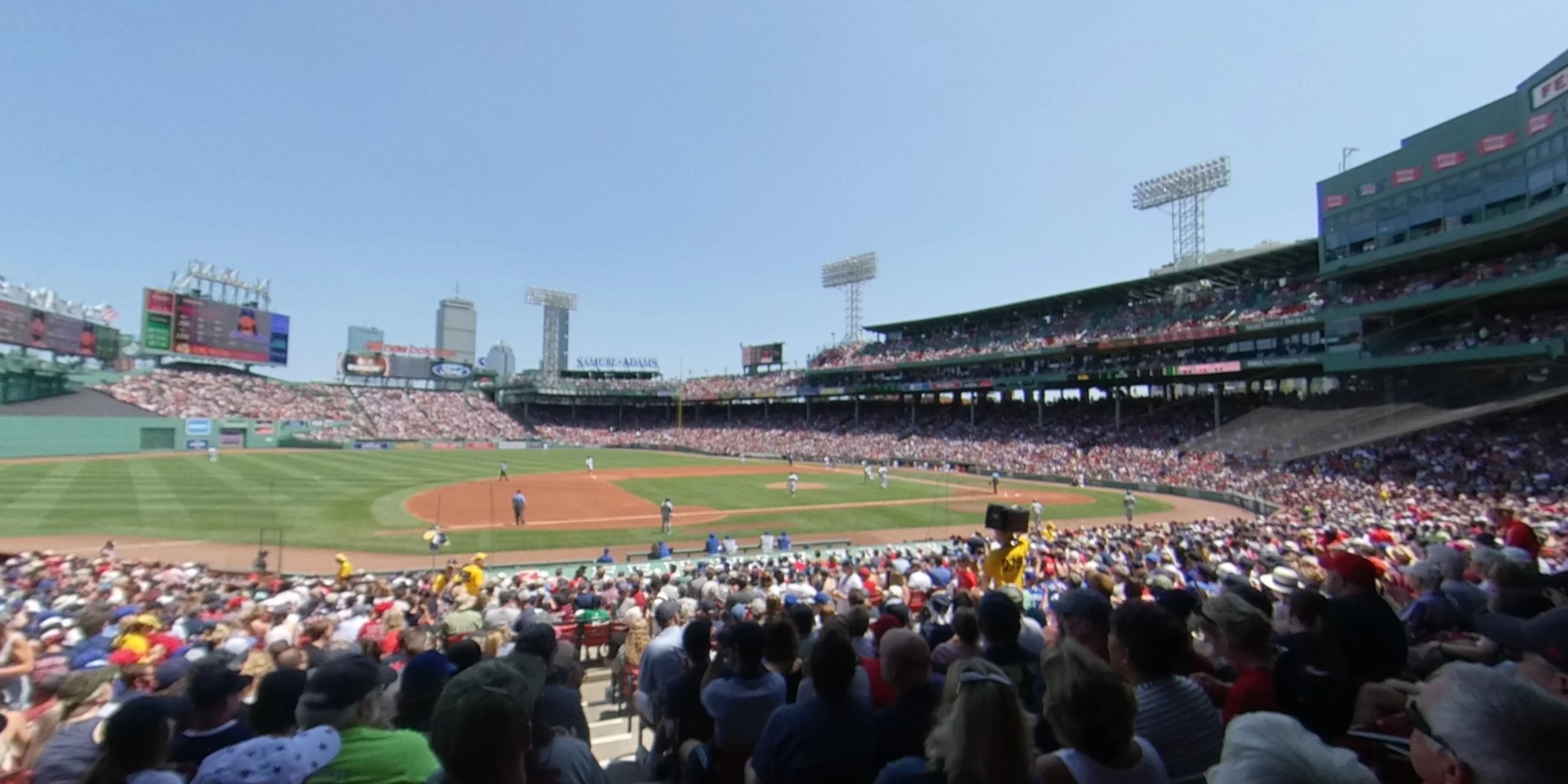 loge box 152 panoramic seat view  for baseball - fenway park