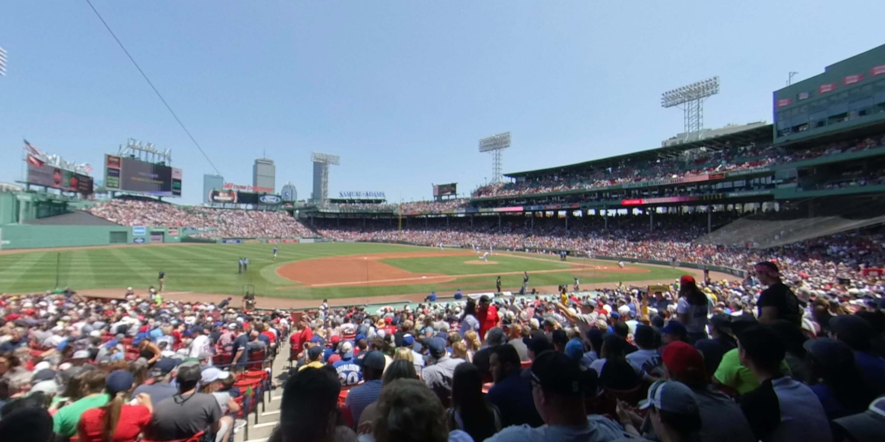 loge box 155 panoramic seat view  for baseball - fenway park