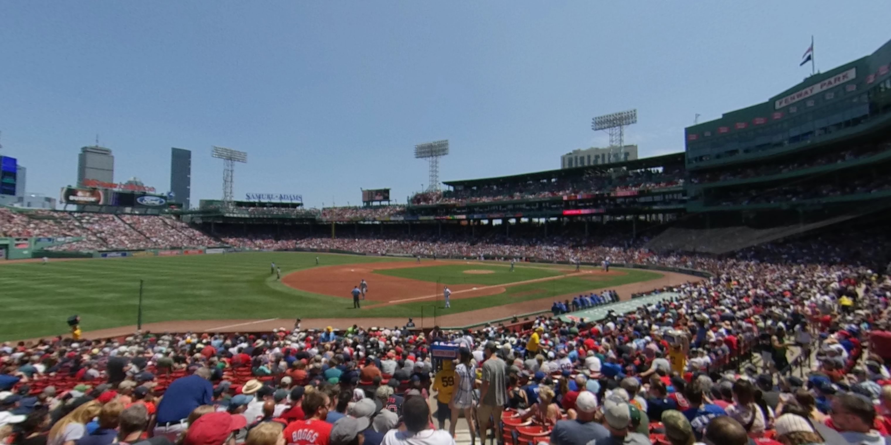 loge box 158 panoramic seat view  for baseball - fenway park