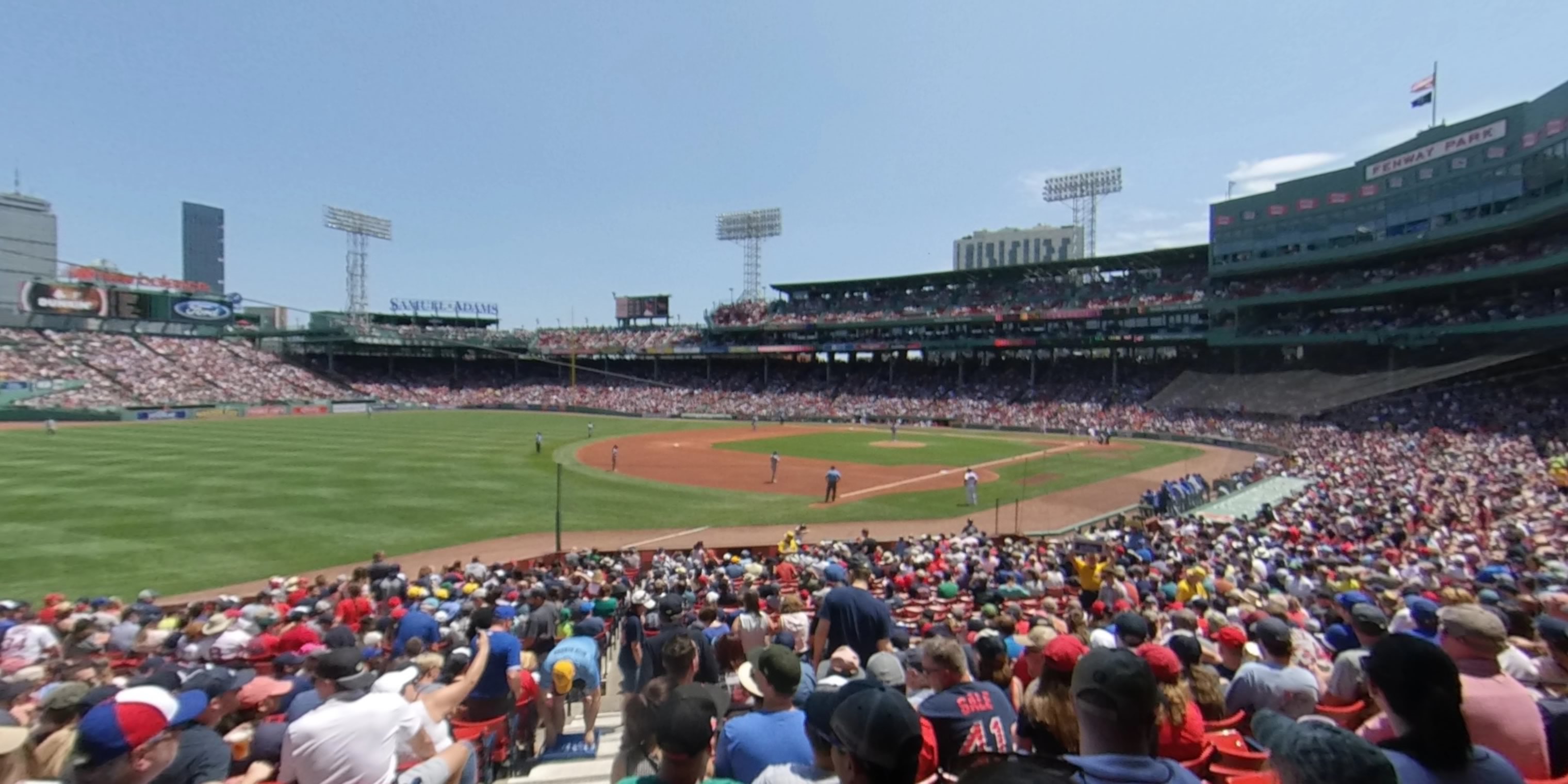 loge box 160 panoramic seat view  for baseball - fenway park