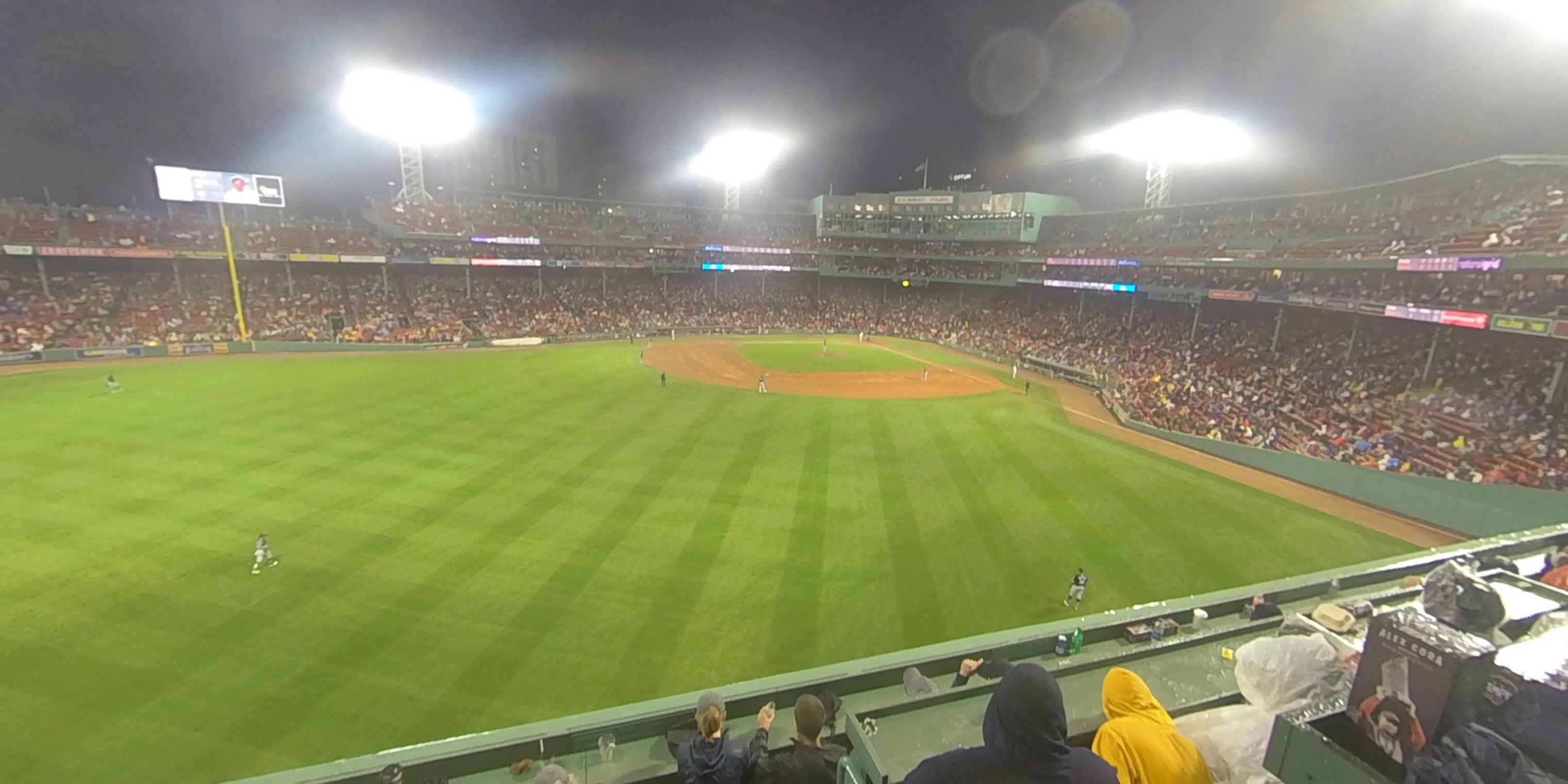 monster seats 7 panoramic seat view  for baseball - fenway park