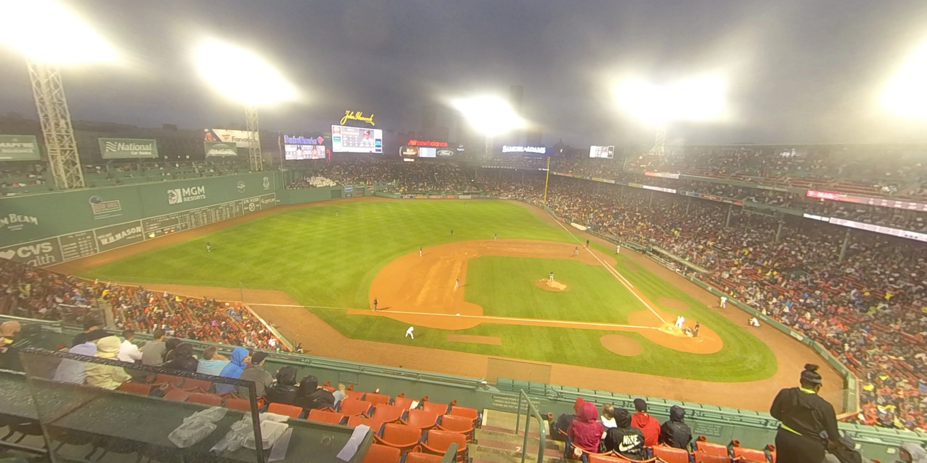 state street pavilion club 6 panoramic seat view  for baseball - fenway park
