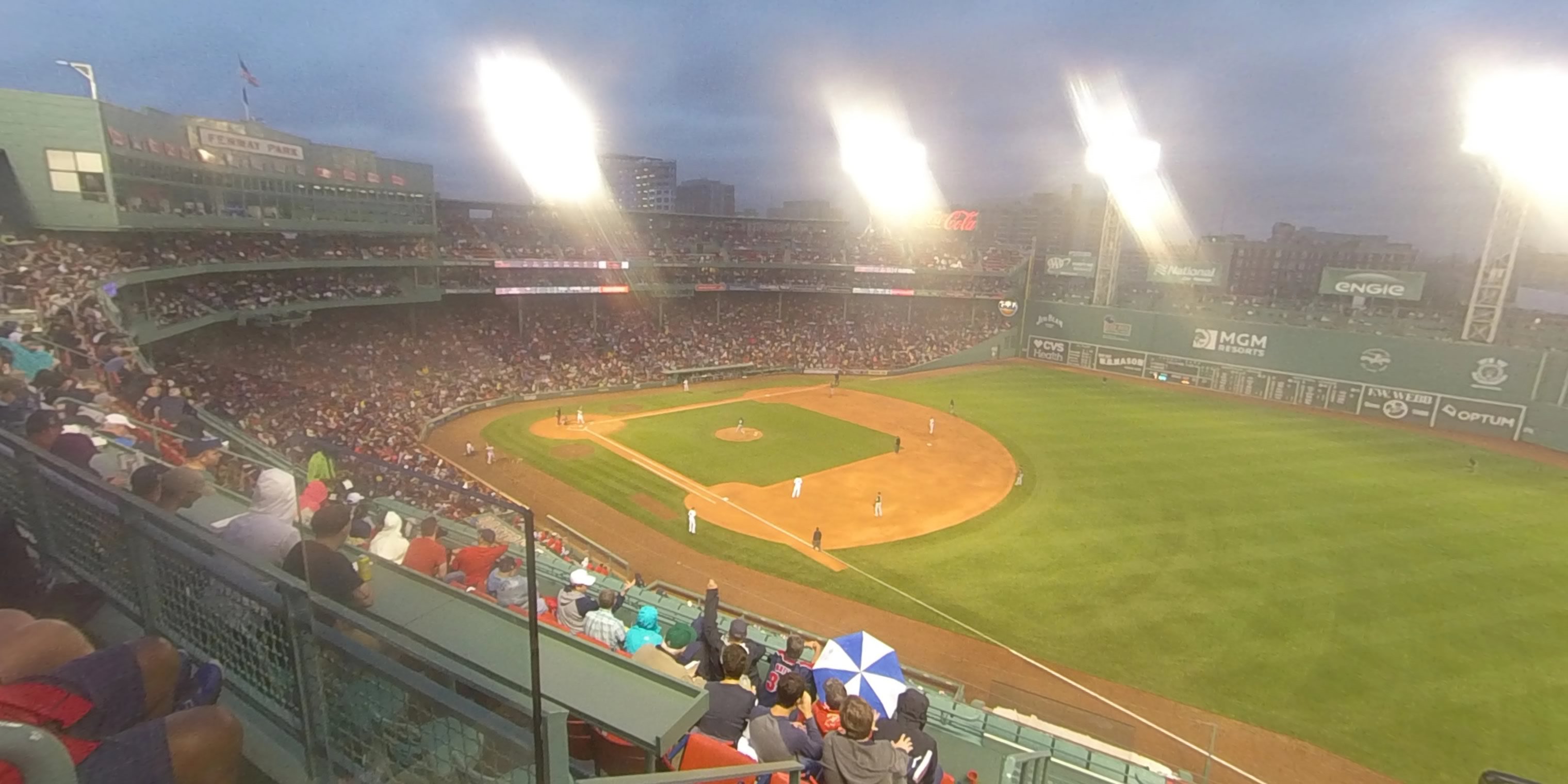pavilion reserved 15 panoramic seat view  for baseball - fenway park