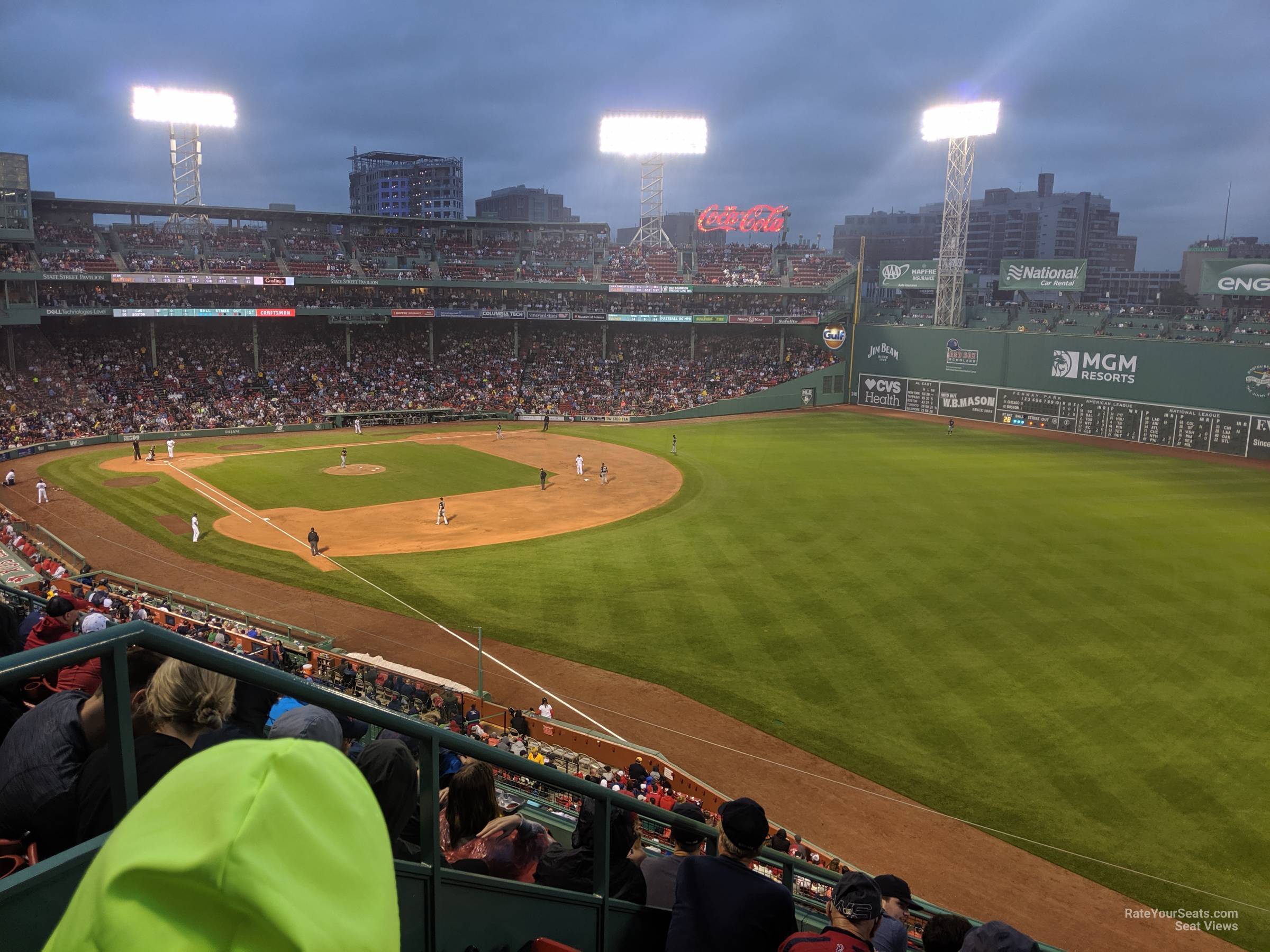 roof box 29 seat view  for baseball - fenway park