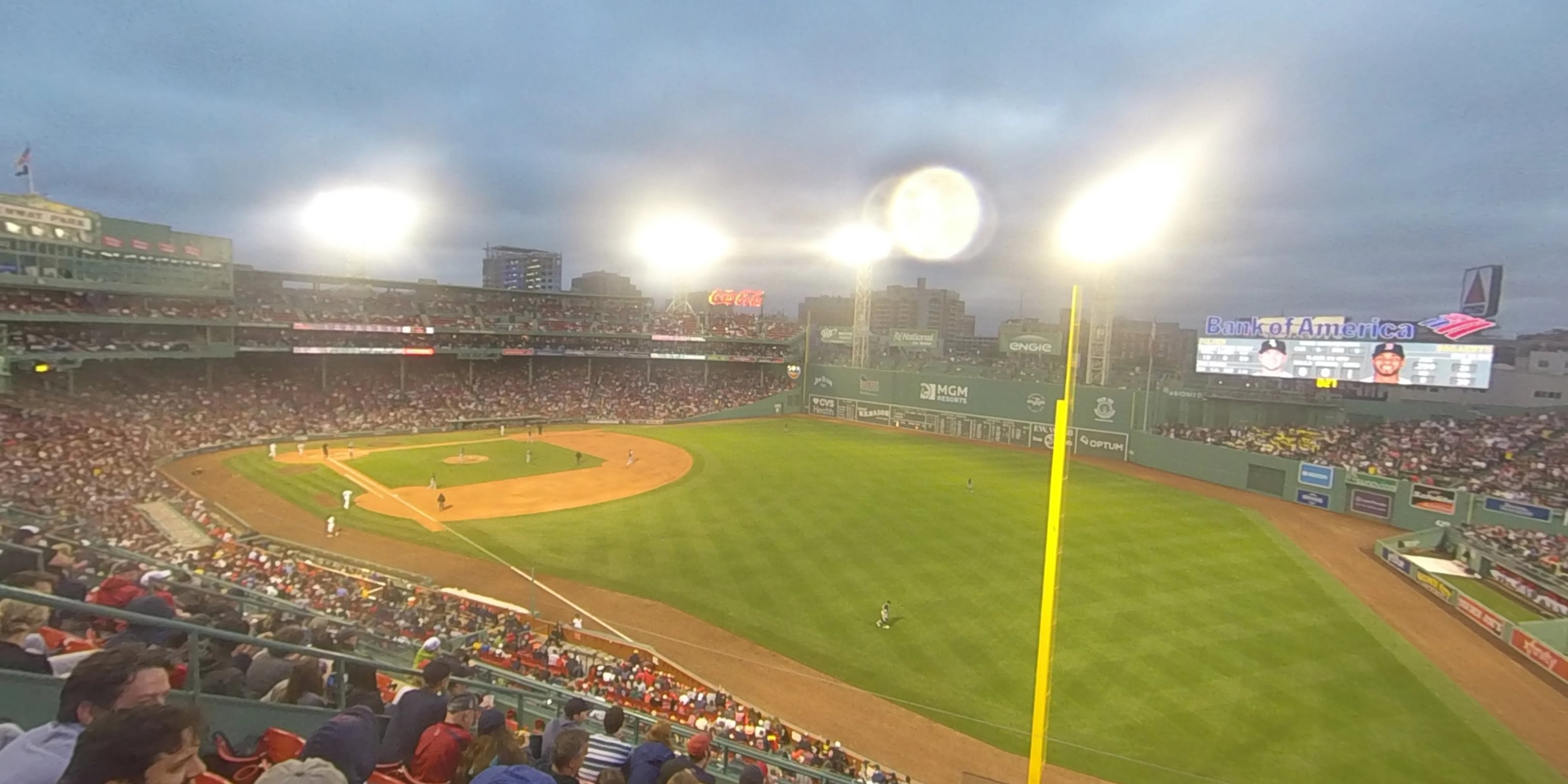 roof box 31 panoramic seat view  for baseball - fenway park