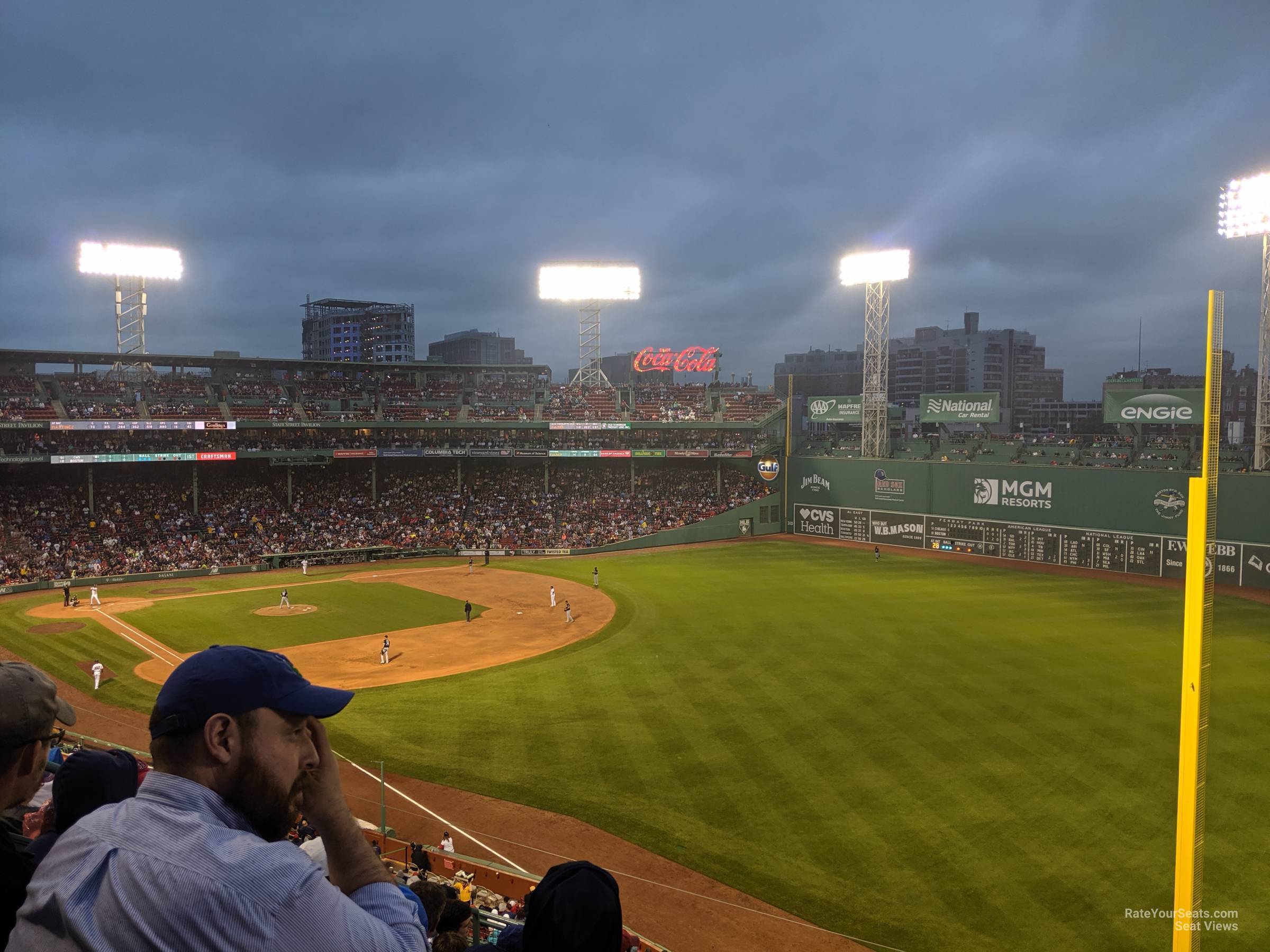 roof box 31 seat view  for baseball - fenway park