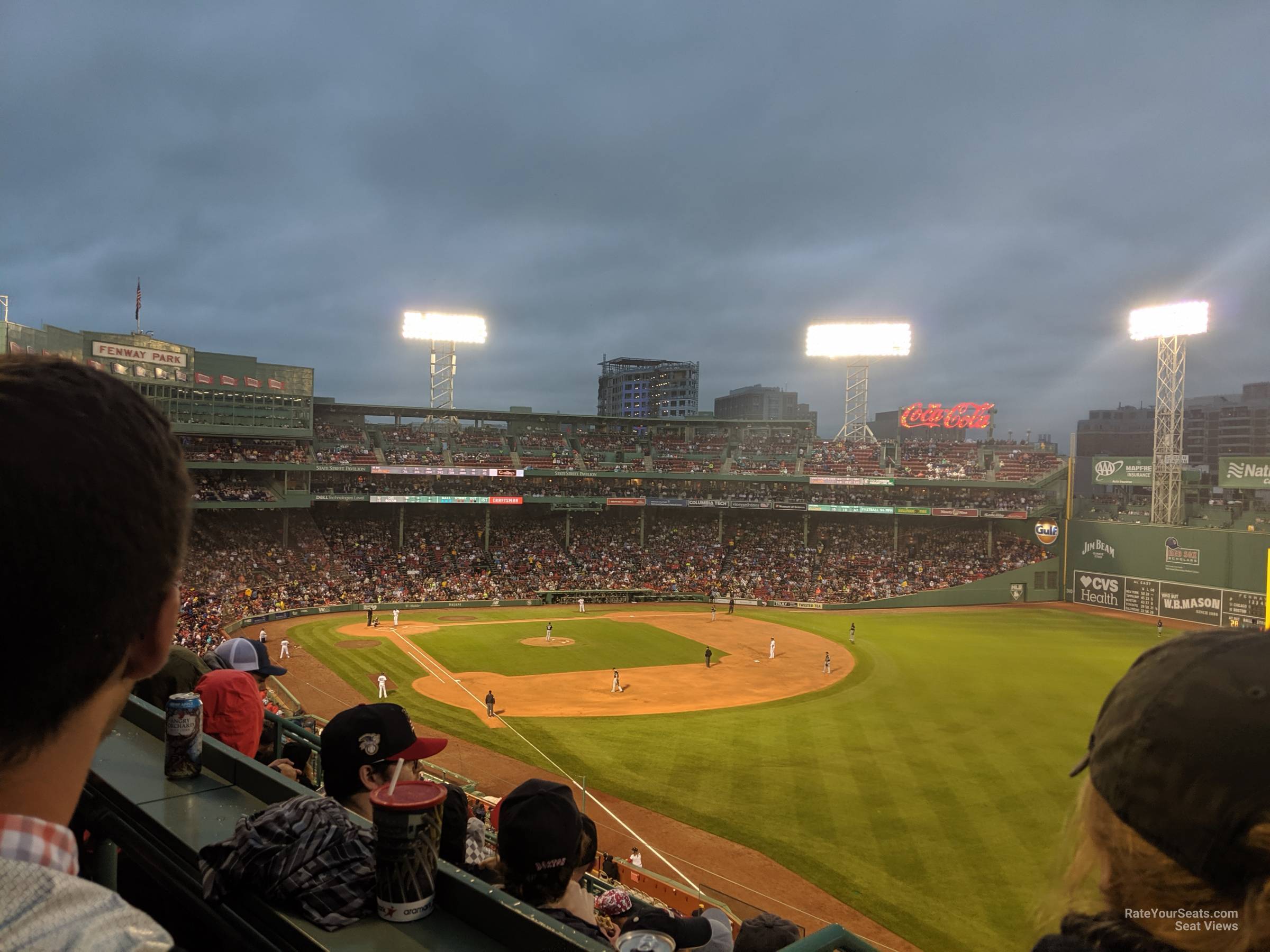 roof box 33 seat view  for baseball - fenway park