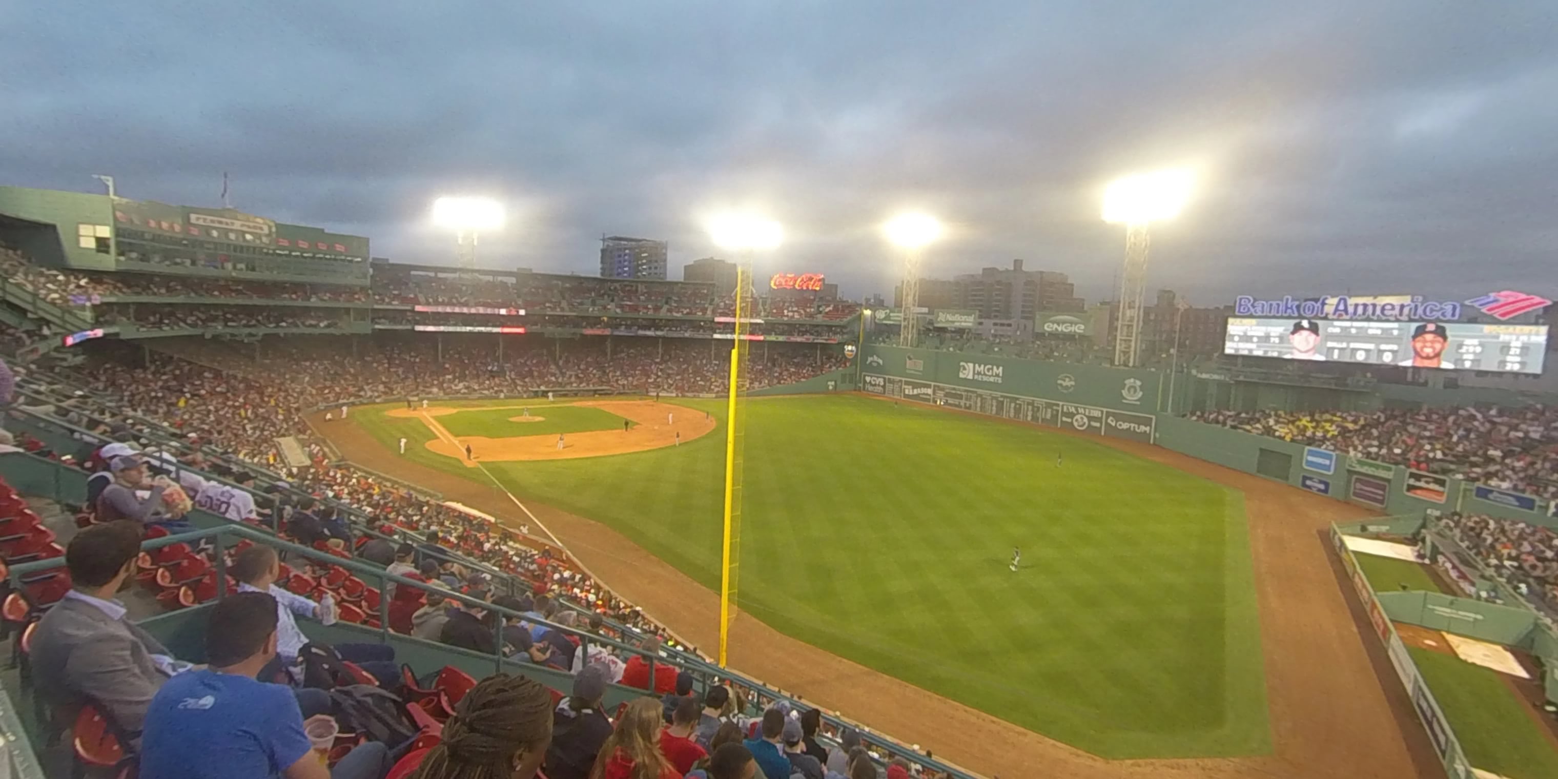 roof box 39 panoramic seat view  for baseball - fenway park