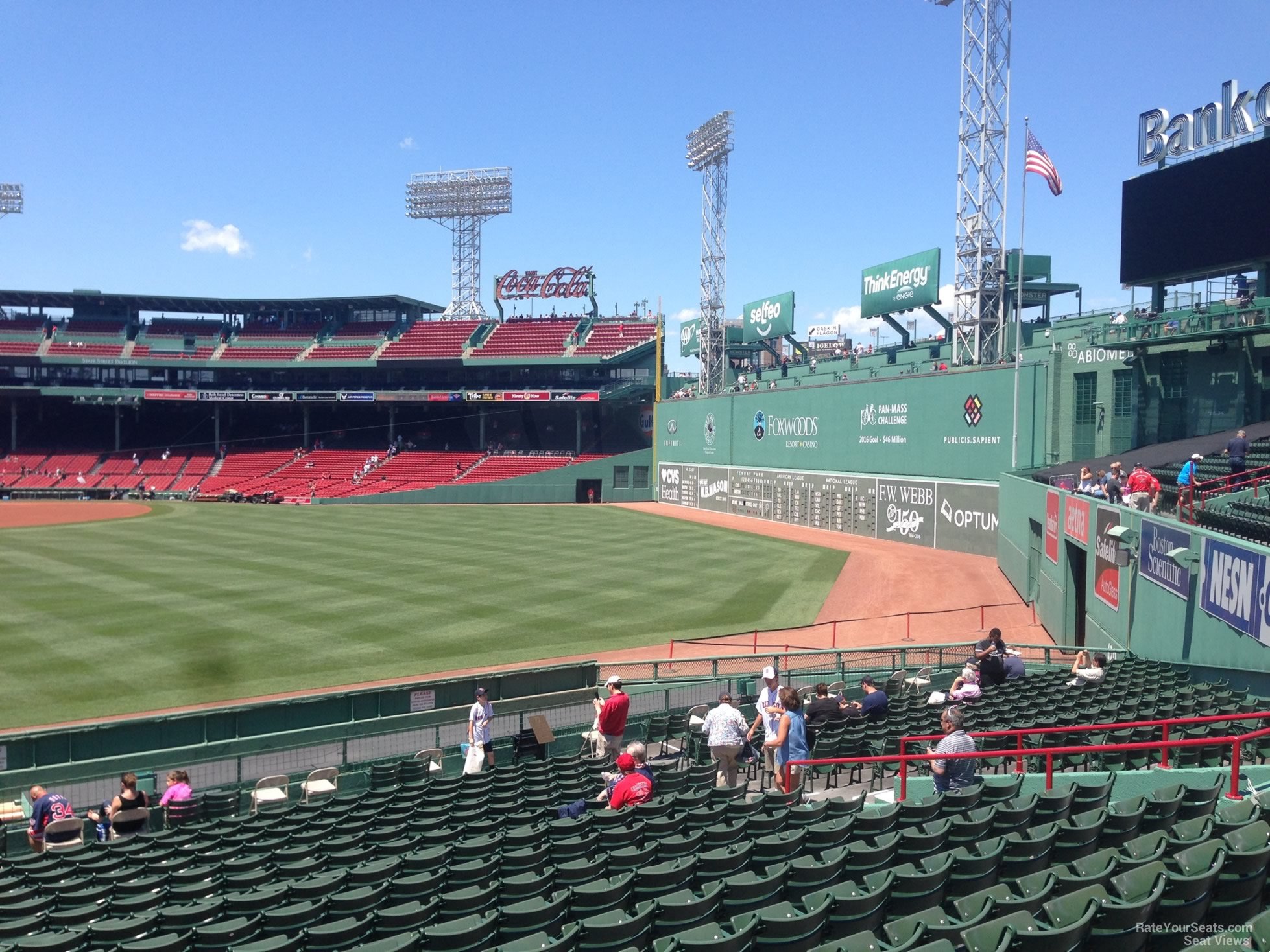 Fenway Park Bleacher Seating Chart