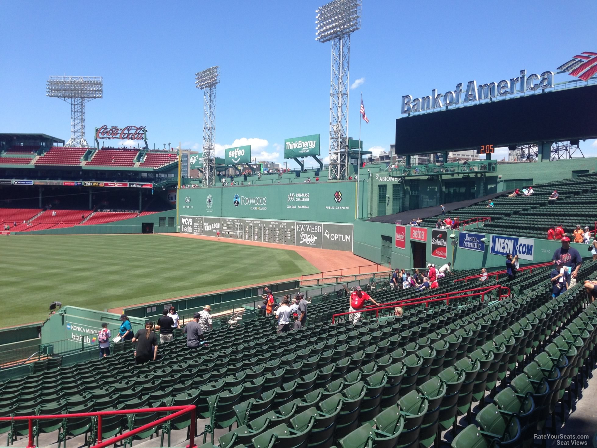Bleachers 43 at Fenway Park