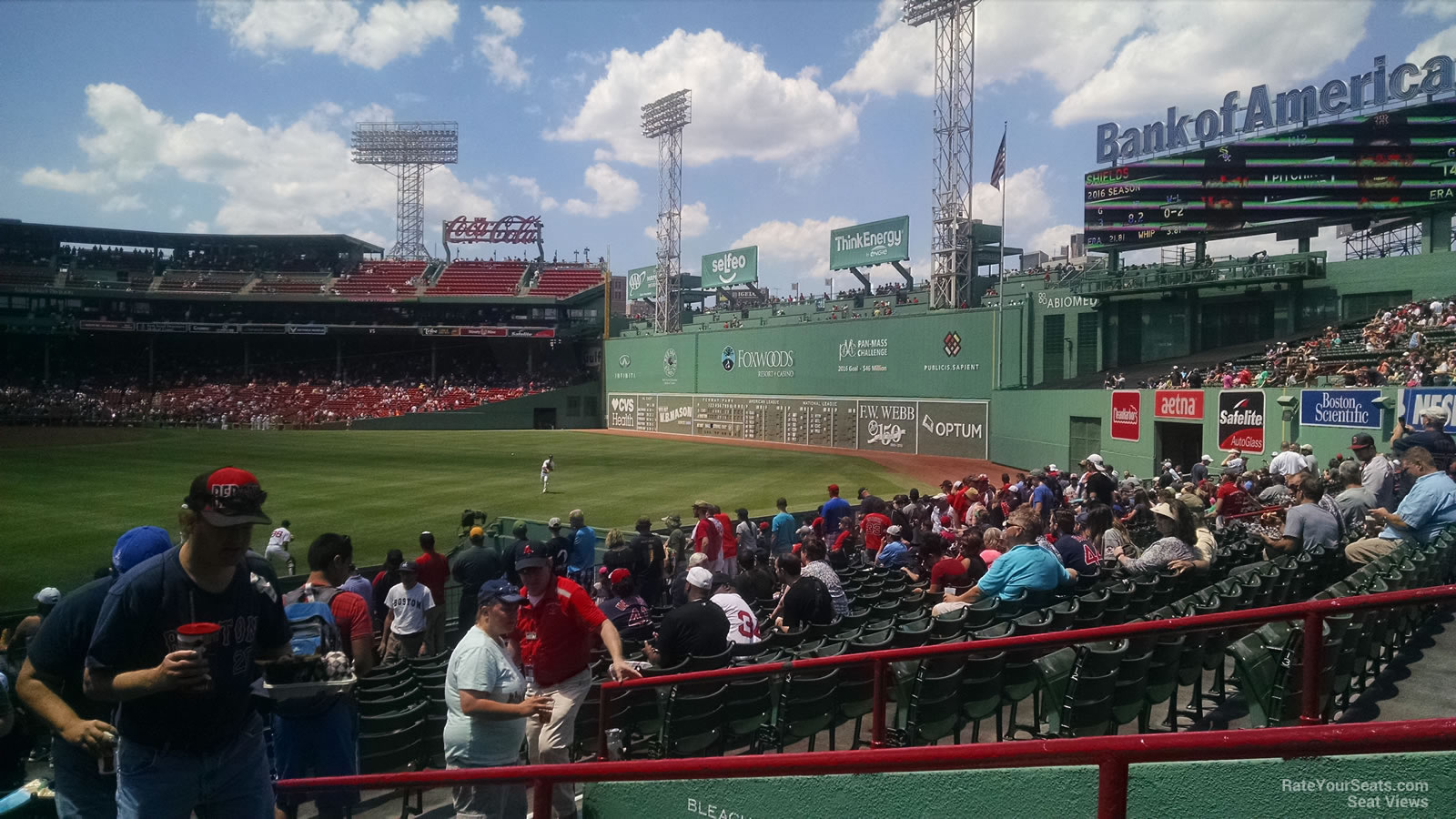 Bleachers 43 at Fenway Park