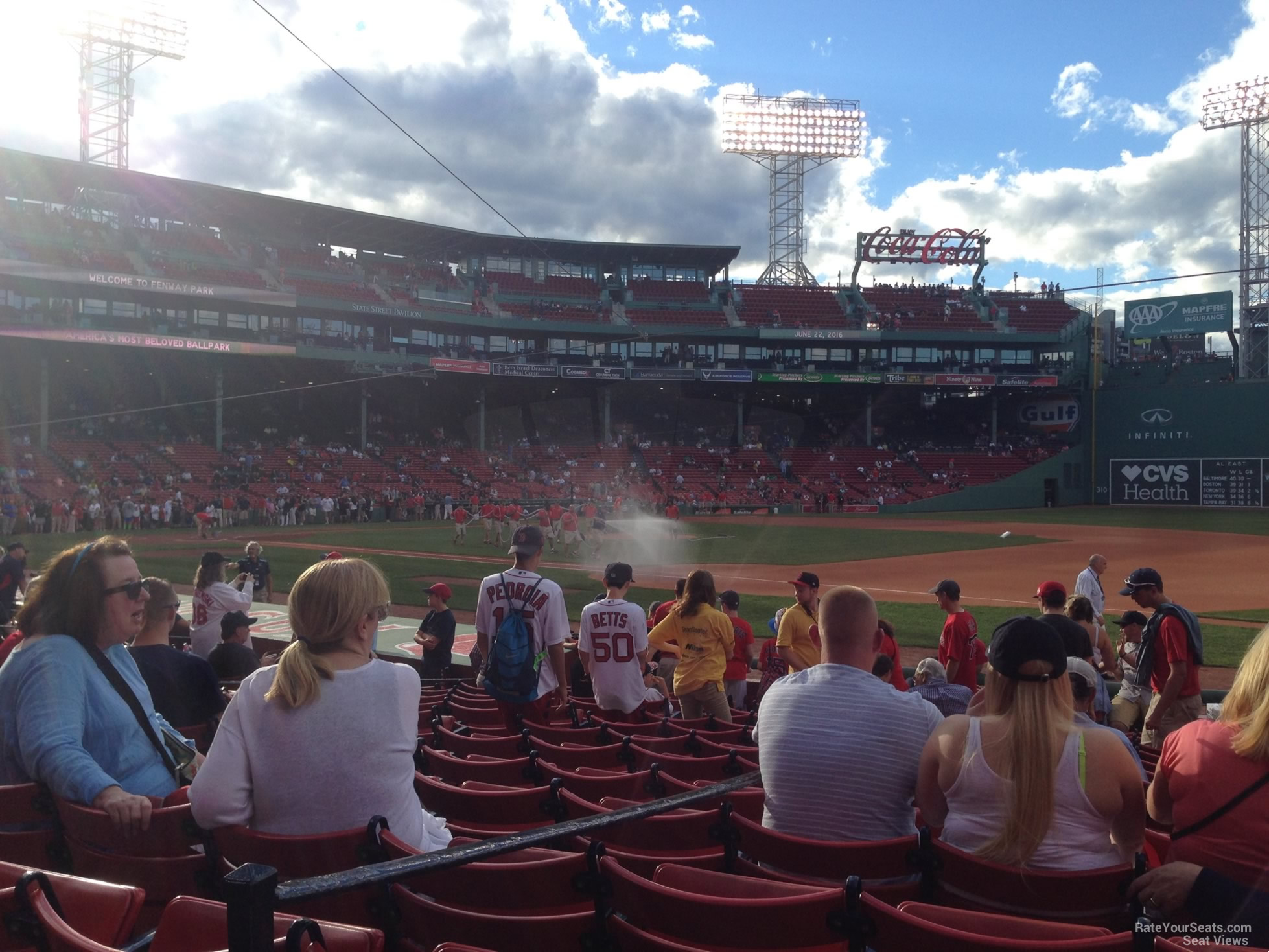 Field Box 19 at Fenway Park