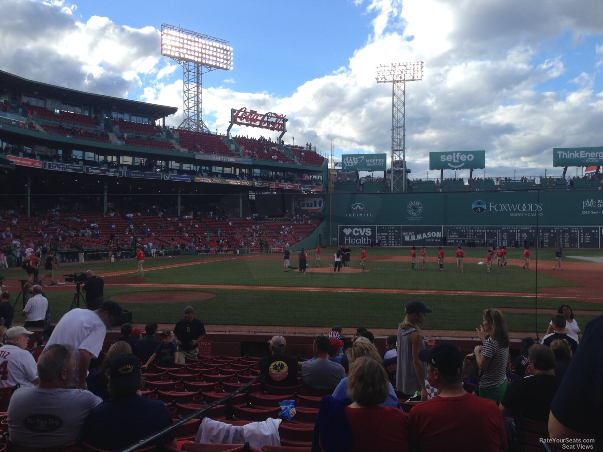 Field Box 30 at Fenway Park