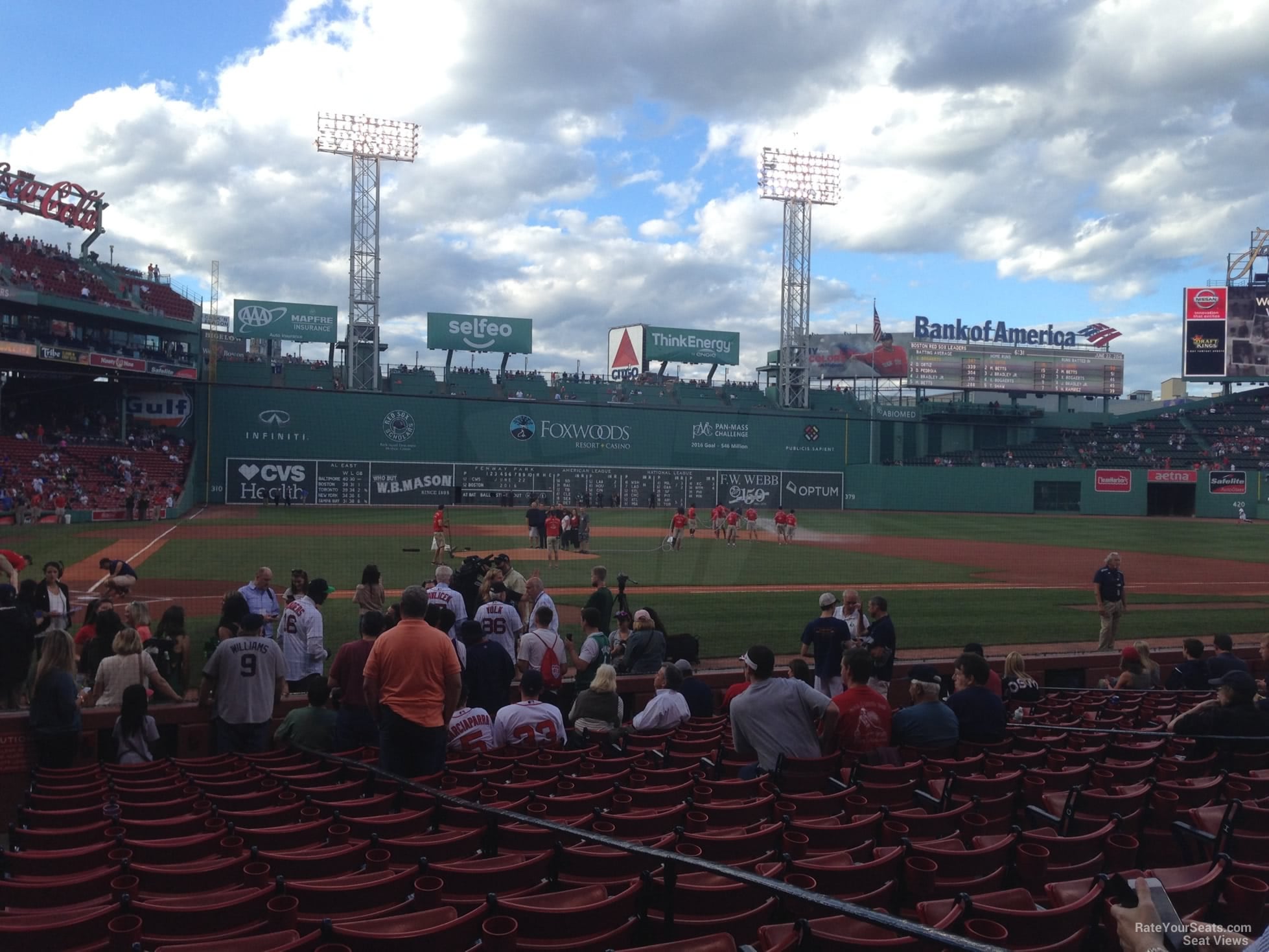 field box 37, row m seat view  for baseball - fenway park