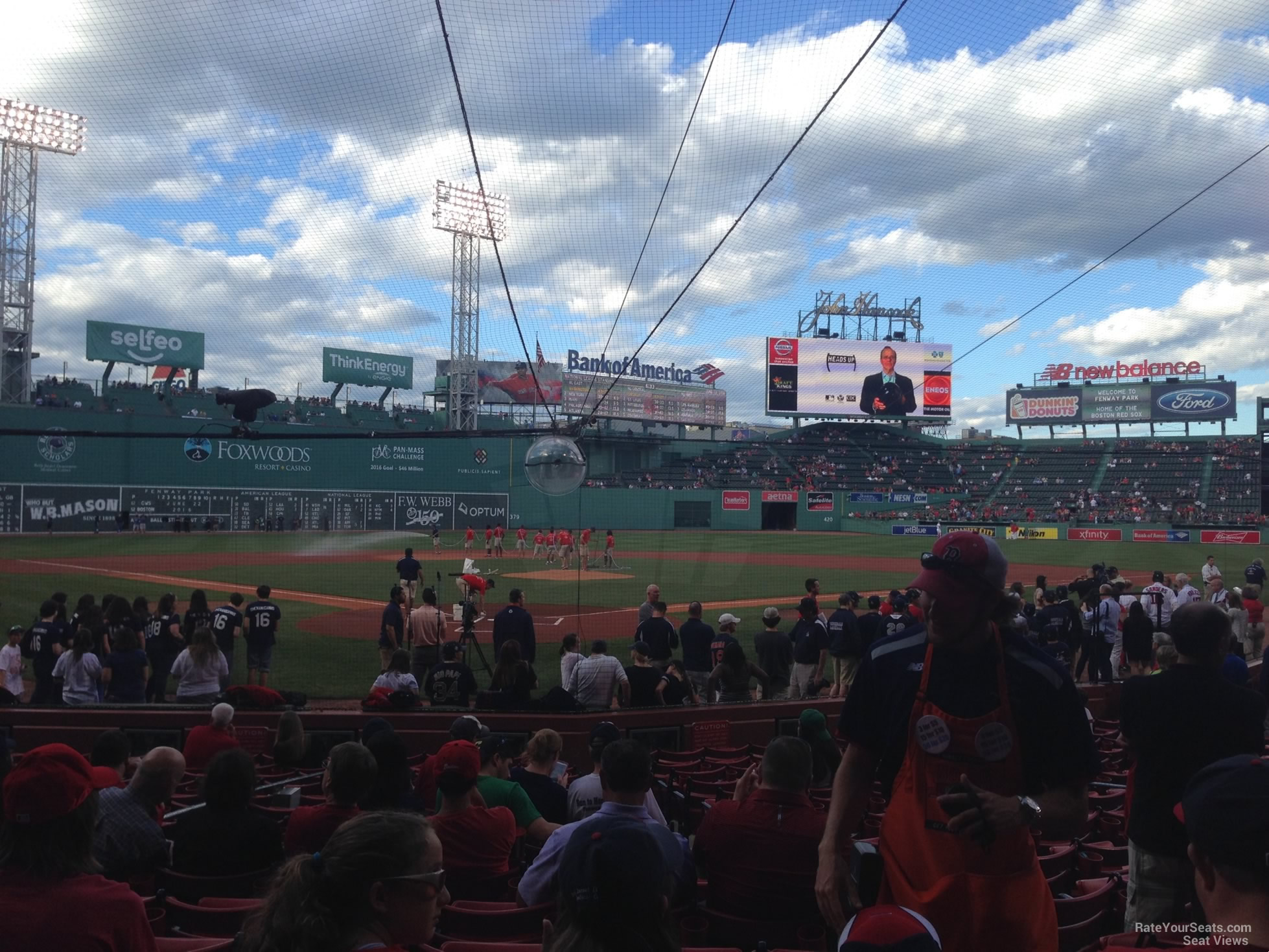 Field Box 44 at Fenway Park