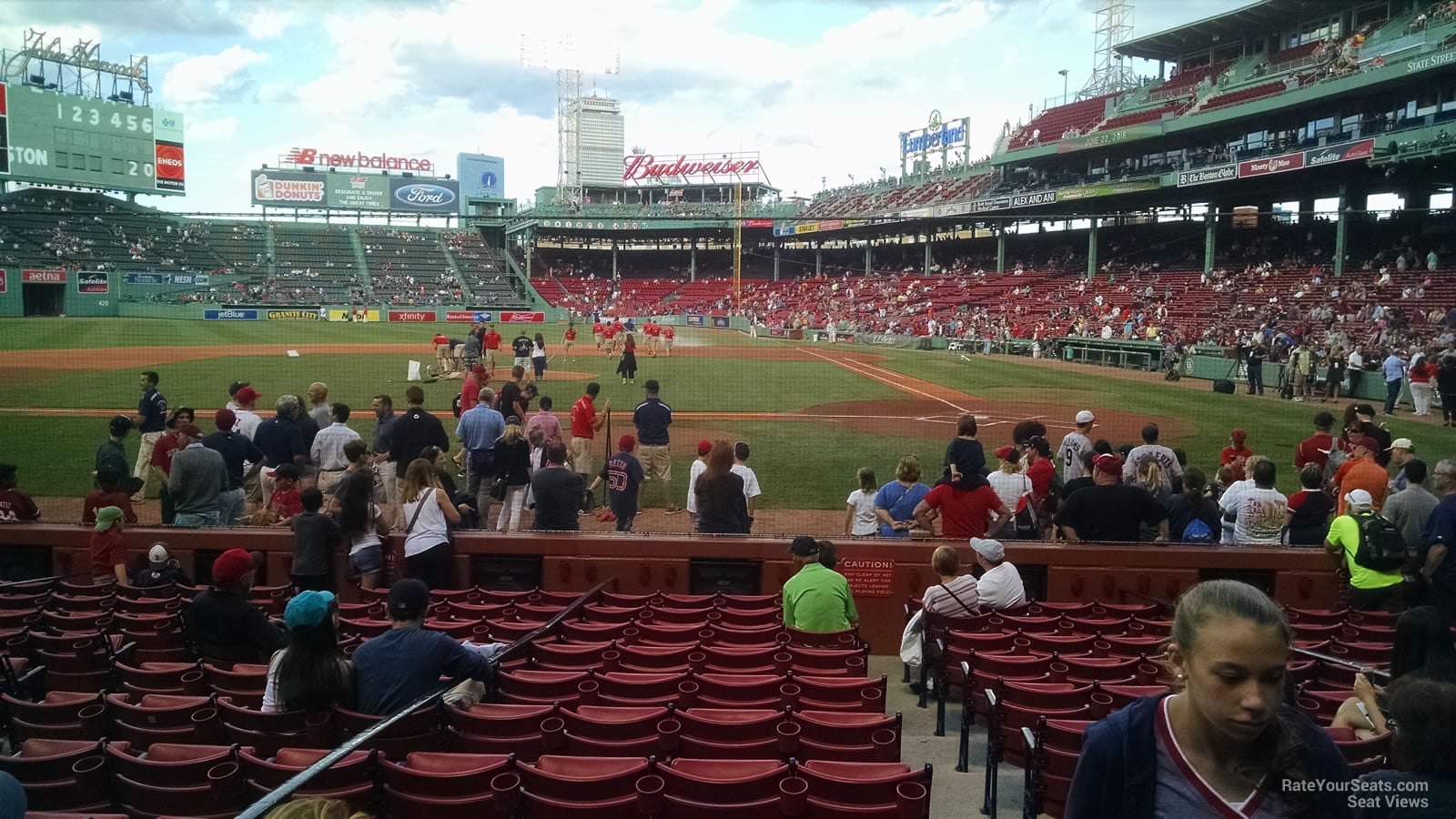 Field Box 55 at Fenway Park