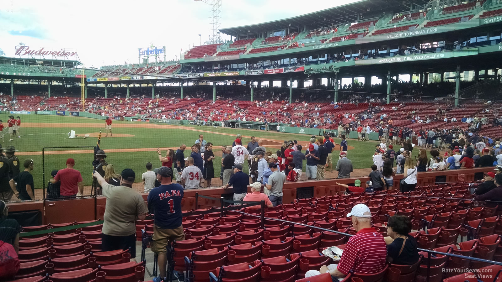 Field Box 61 at Fenway Park