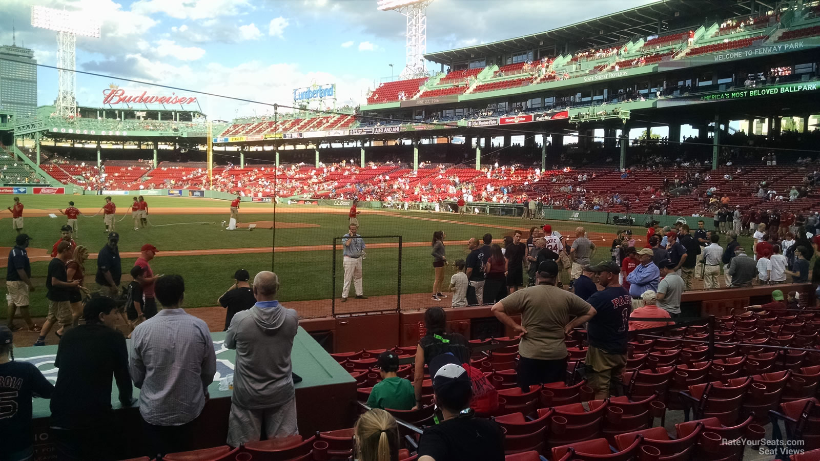 field box 62 seat view  for baseball - fenway park