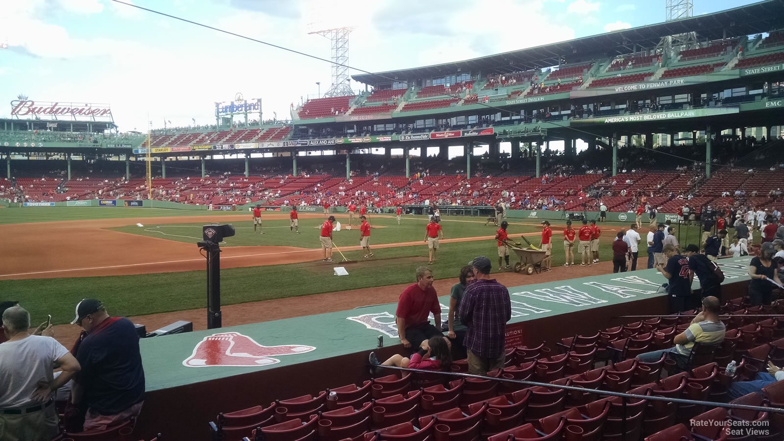 field box 69 seat view  for baseball - fenway park