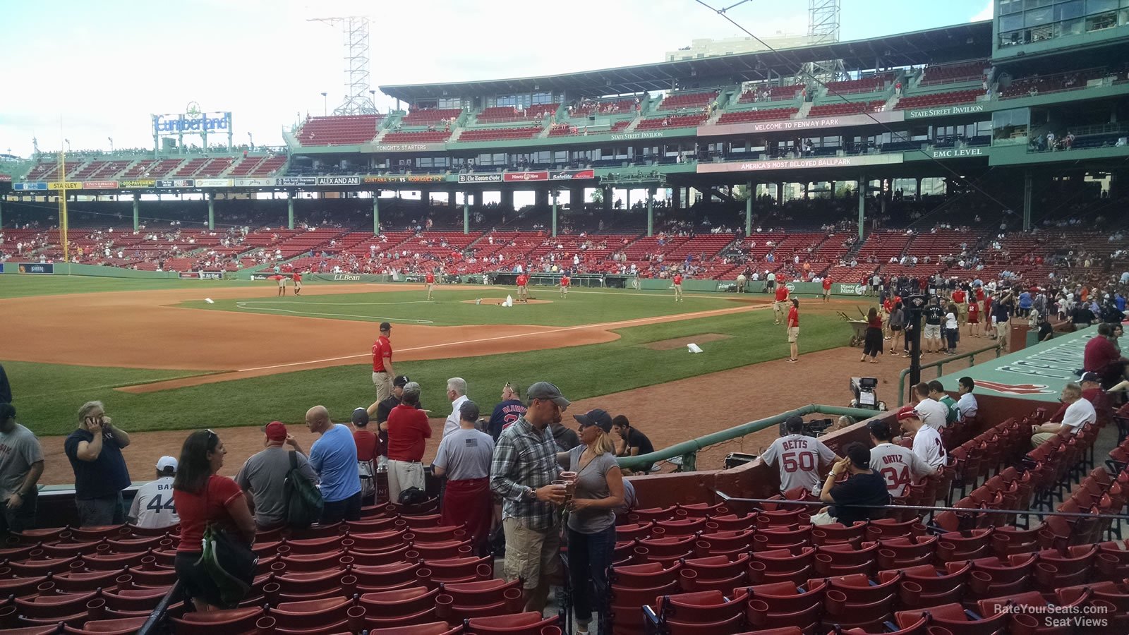 Field Box 72 at Fenway Park