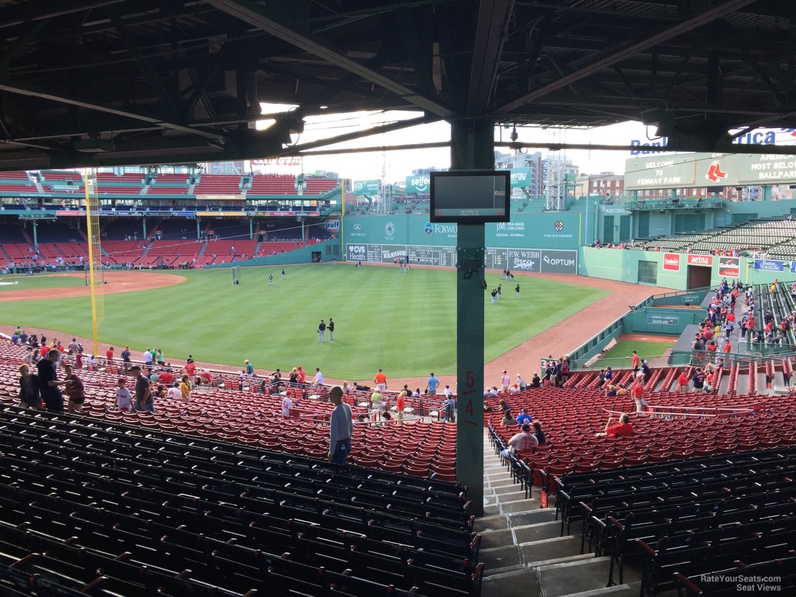 Fenway Park Seating Grandstand 5 Elcho Table