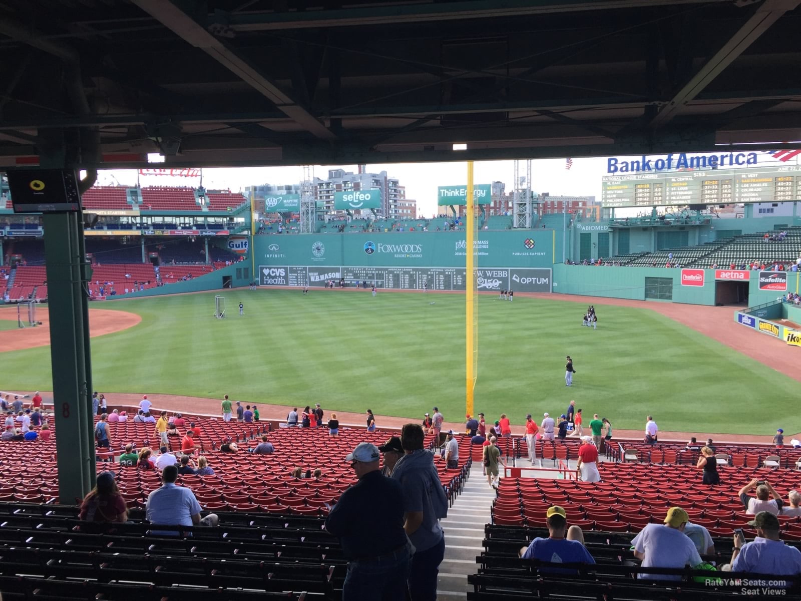 Grandstand 7 at Fenway Park