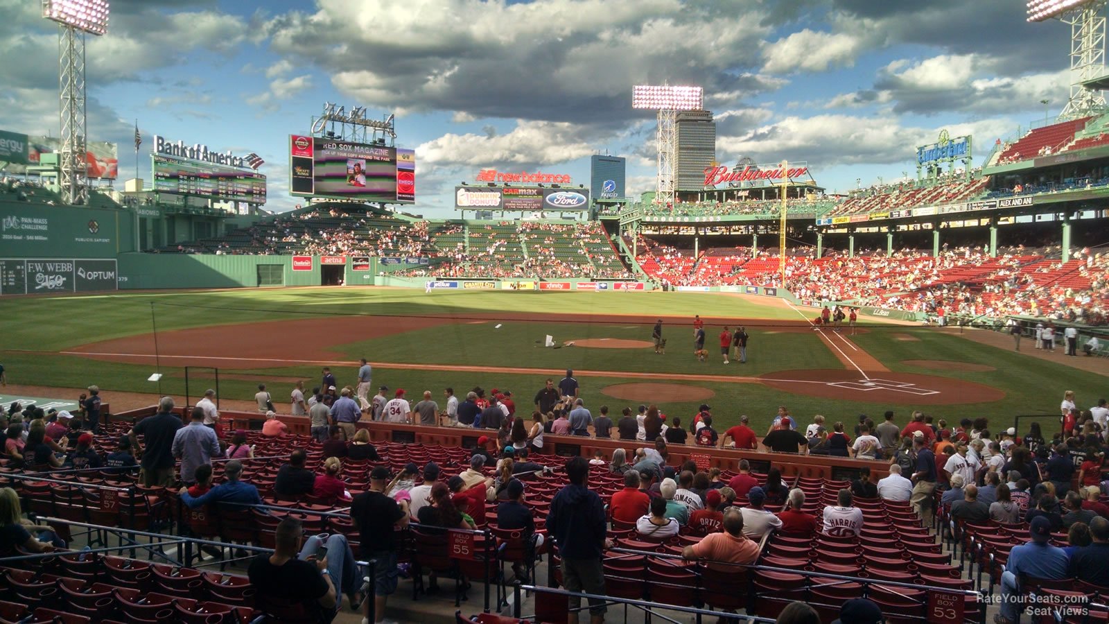 loge box 140, row hh seat view  for baseball - fenway park