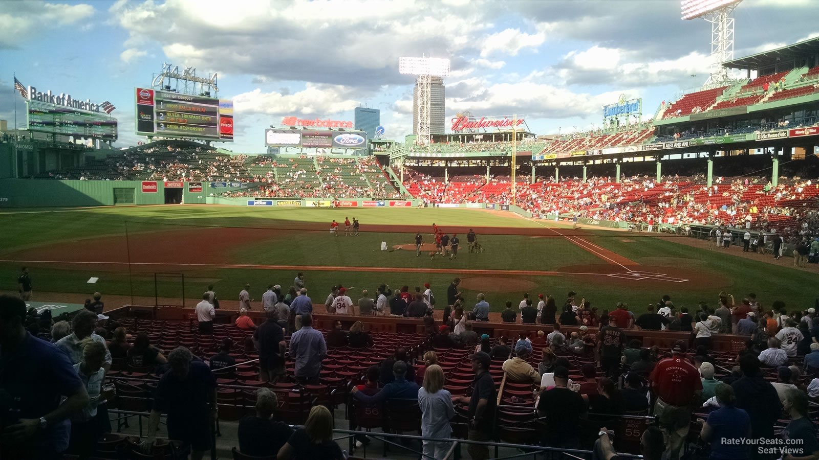 loge box 142, row hh seat view  for baseball - fenway park