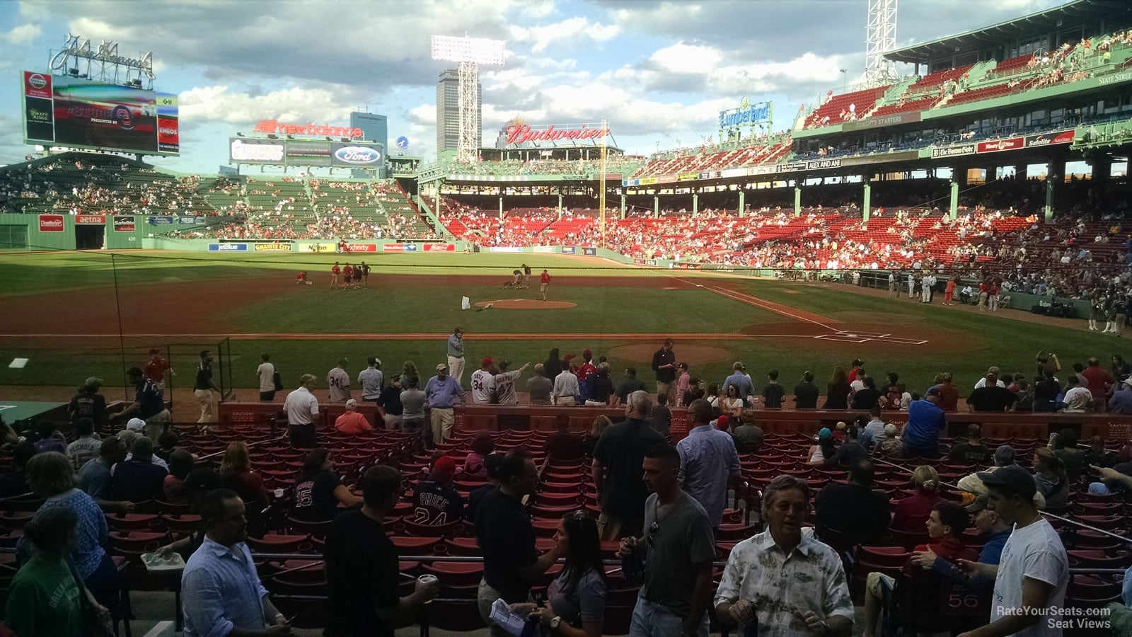 loge box 144, row ee seat view  for baseball - fenway park