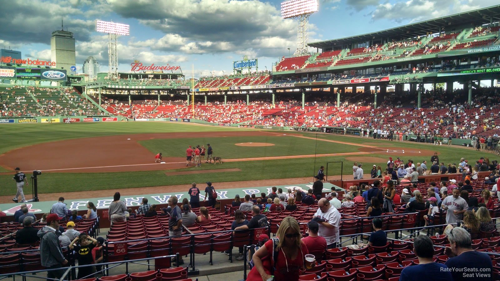 loge box 151, row jj seat view  for baseball - fenway park