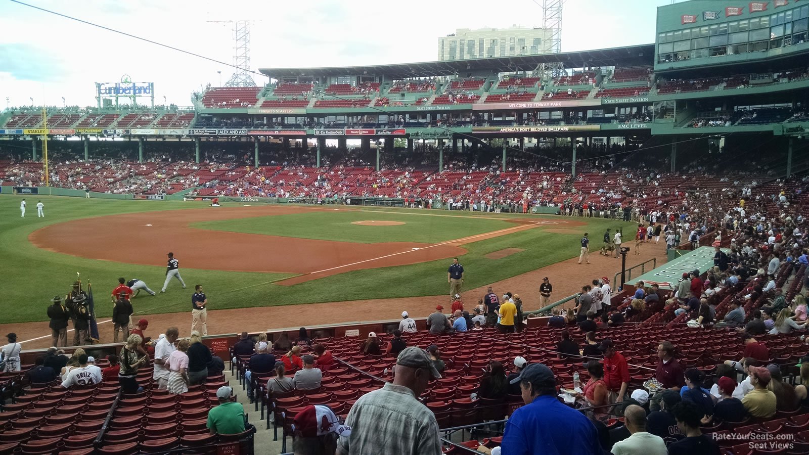 loge box 161, row kk seat view  for baseball - fenway park