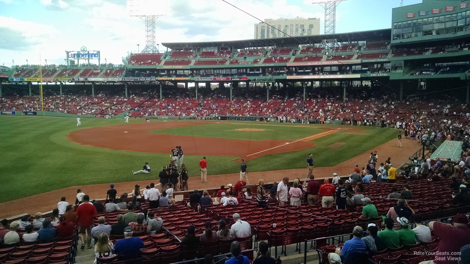 loge box 162, row ll seat view  for baseball - fenway park