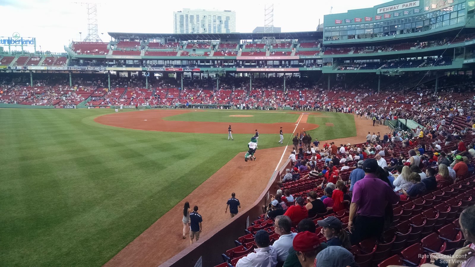 loge box 165, row mm seat view  for baseball - fenway park