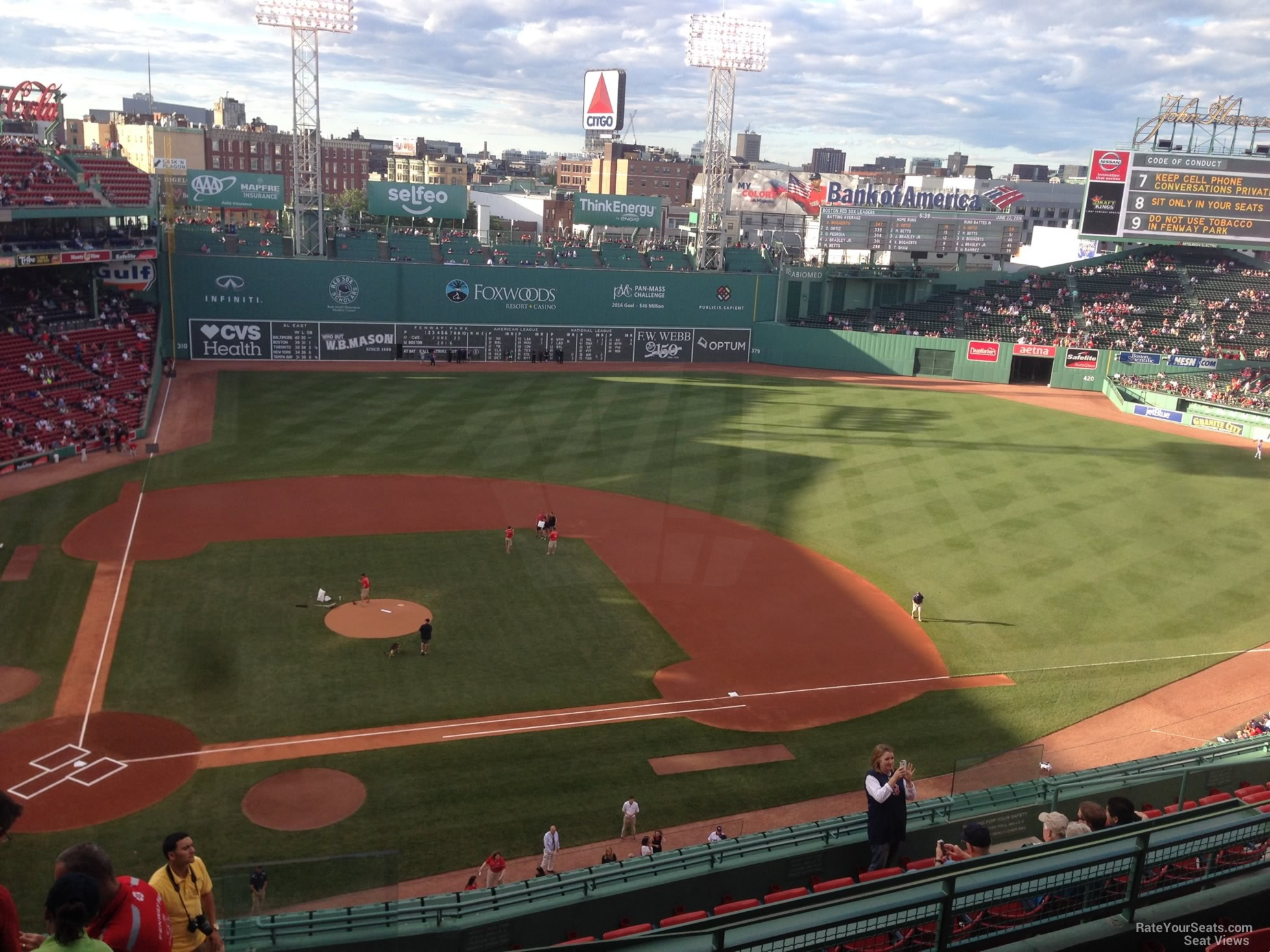 Fenway Park Seating Chart Pavilion Box