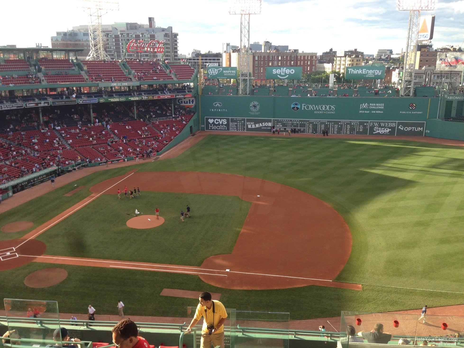 Fenway Park Seating Chart Pavilion Box