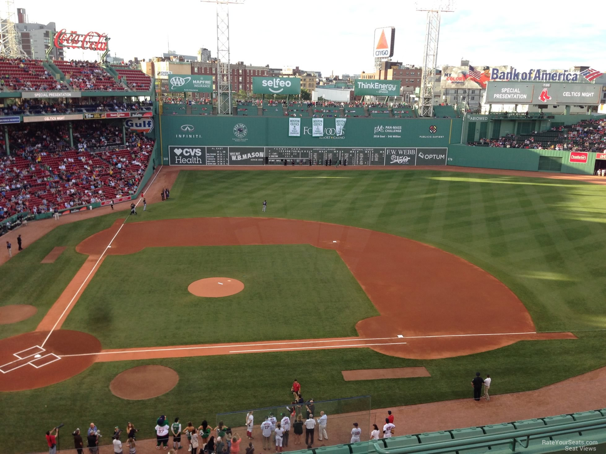 Fenway Park Pavilion Club Seating Chart