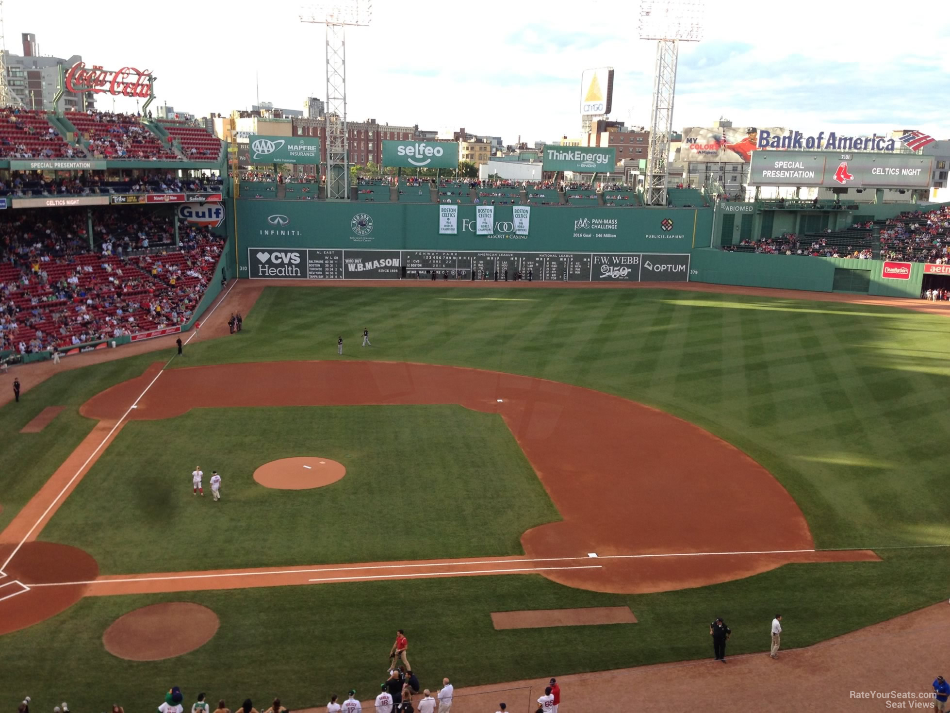 Fenway Seating Chart Pavilion Club