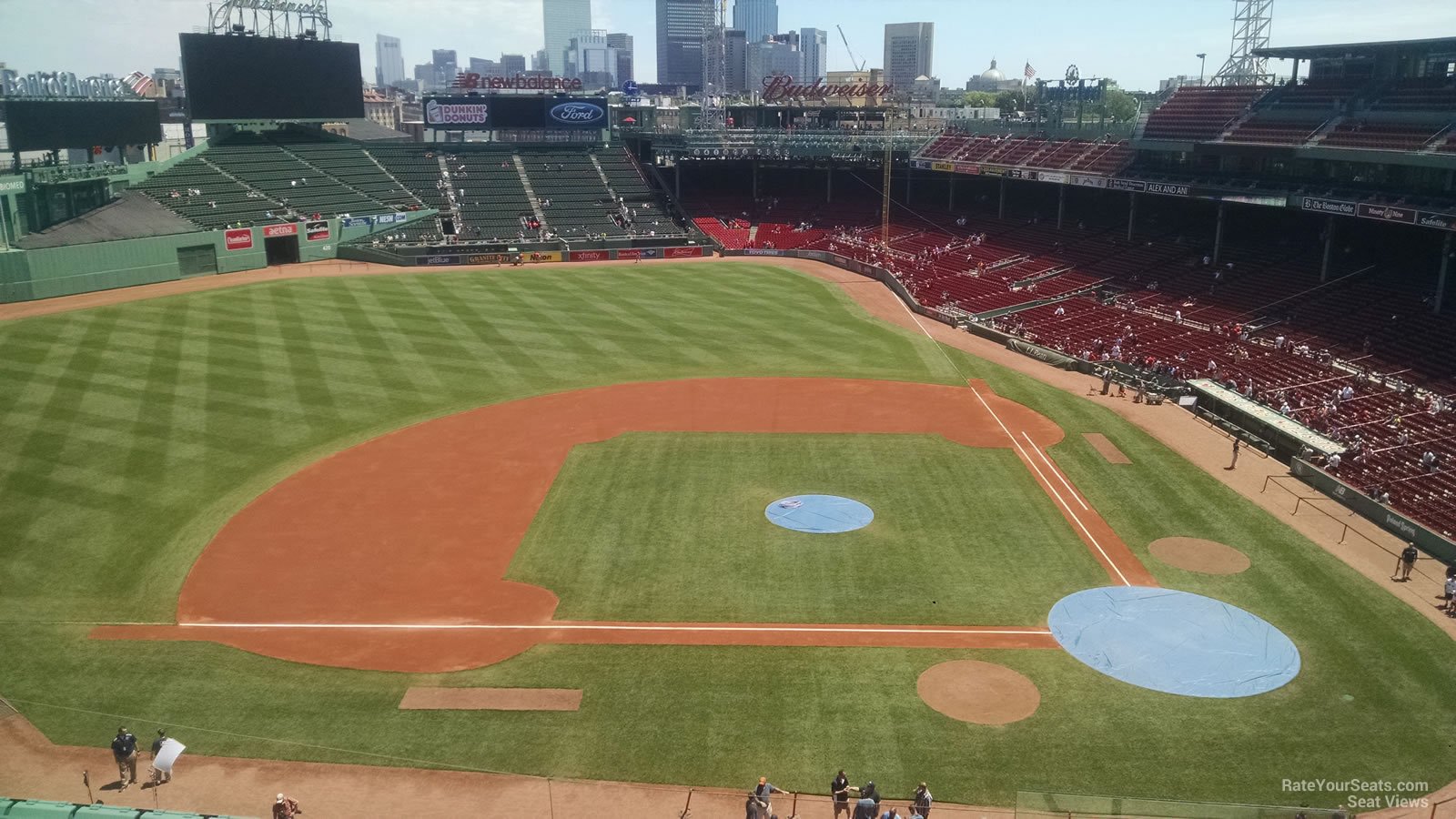 state street pavilion club 6, row 5 seat view  for baseball - fenway park