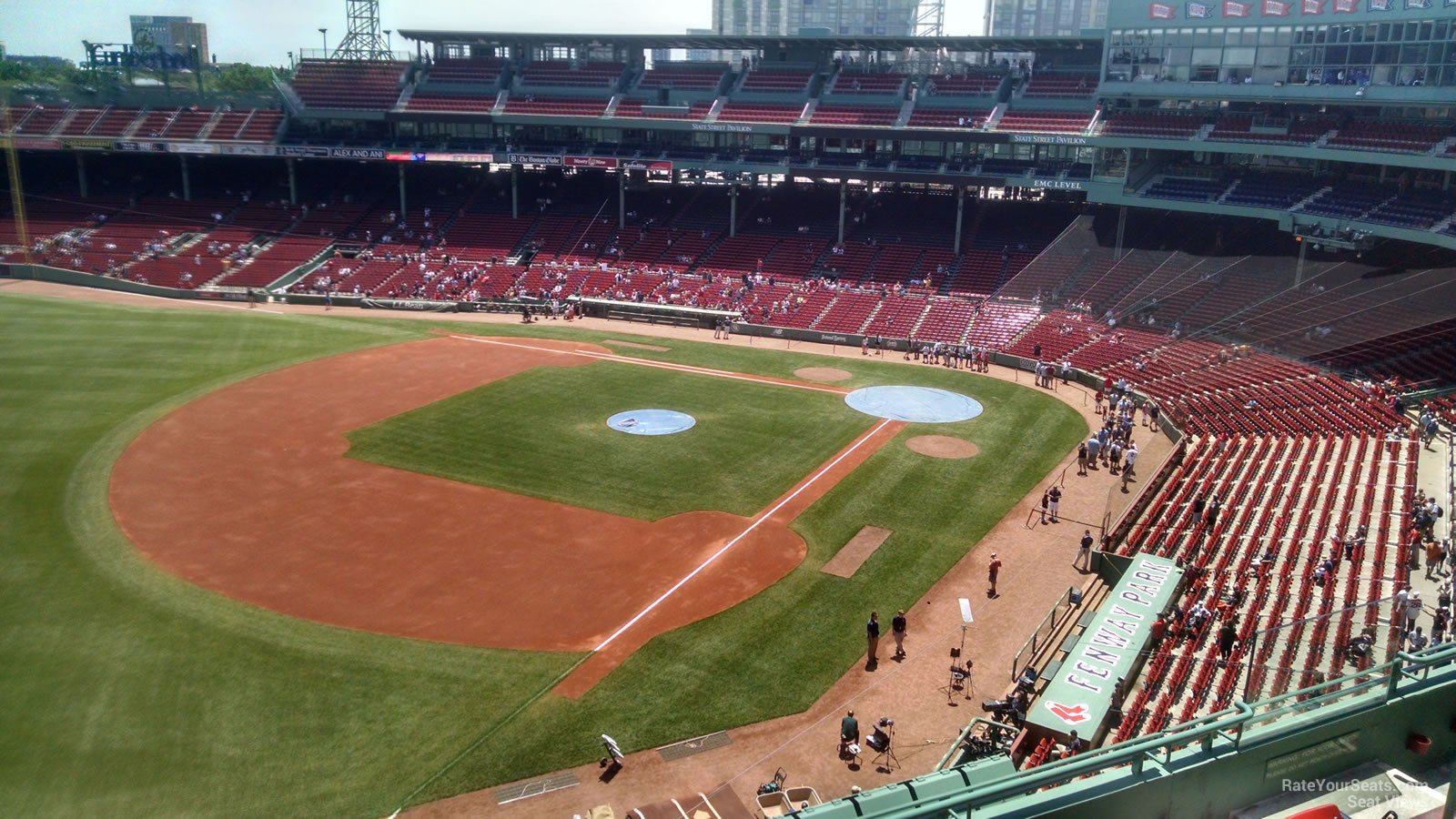 pavilion reserved 16, row e seat view  for baseball - fenway park