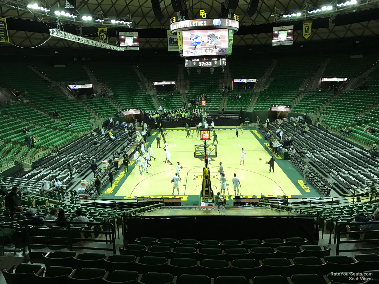 section 107, row 24 seat view  - ferrell center