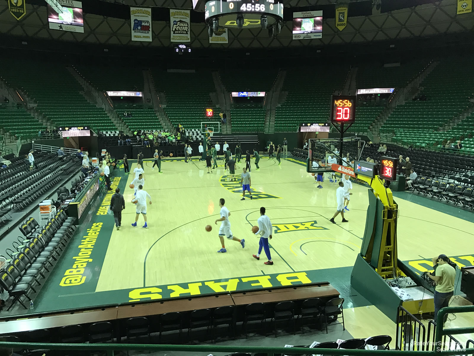 section 108, row 10 seat view  - ferrell center