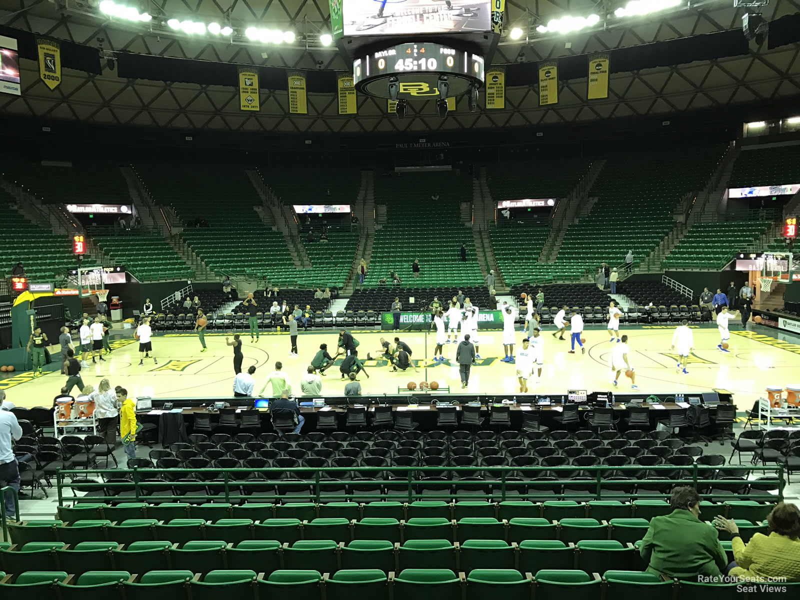 section 113, row 10 seat view  - ferrell center