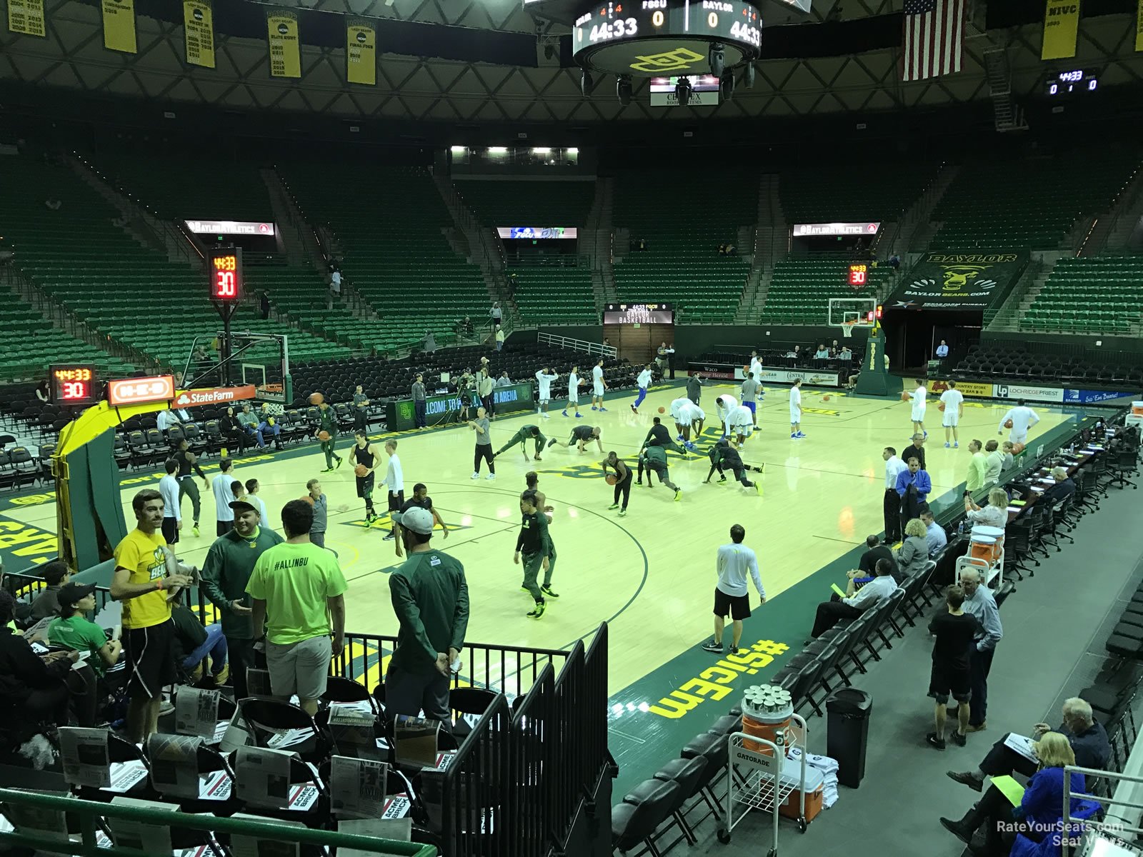 section 117, row 10 seat view  - ferrell center