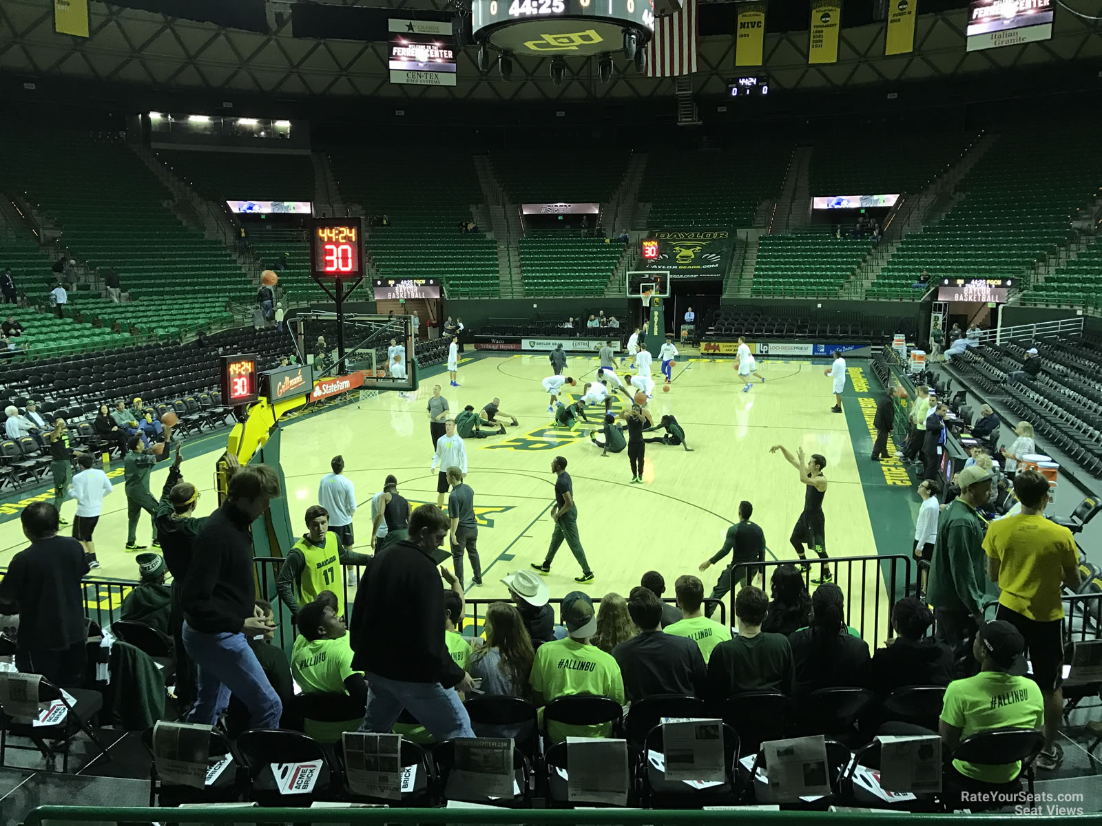 section 118, row 10 seat view  - ferrell center