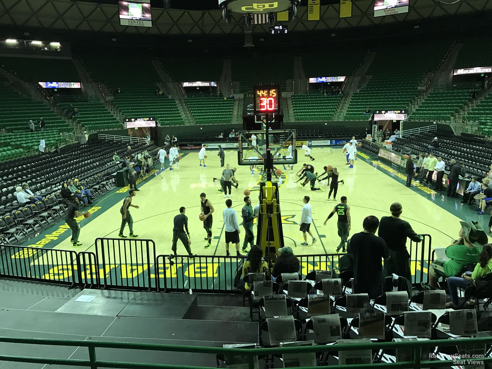 section 119, row 10 seat view  - ferrell center
