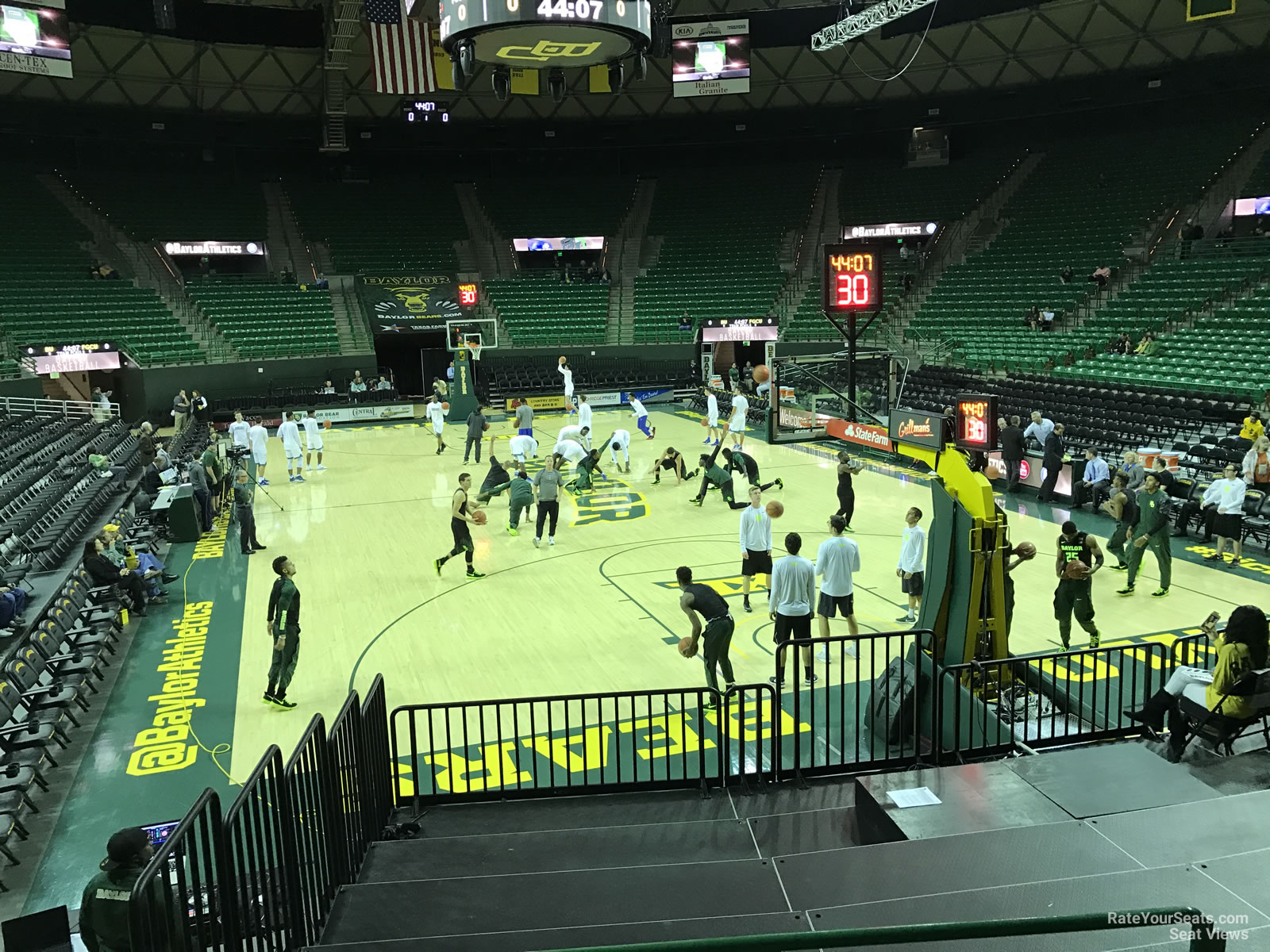 section 120, row 10 seat view  - ferrell center